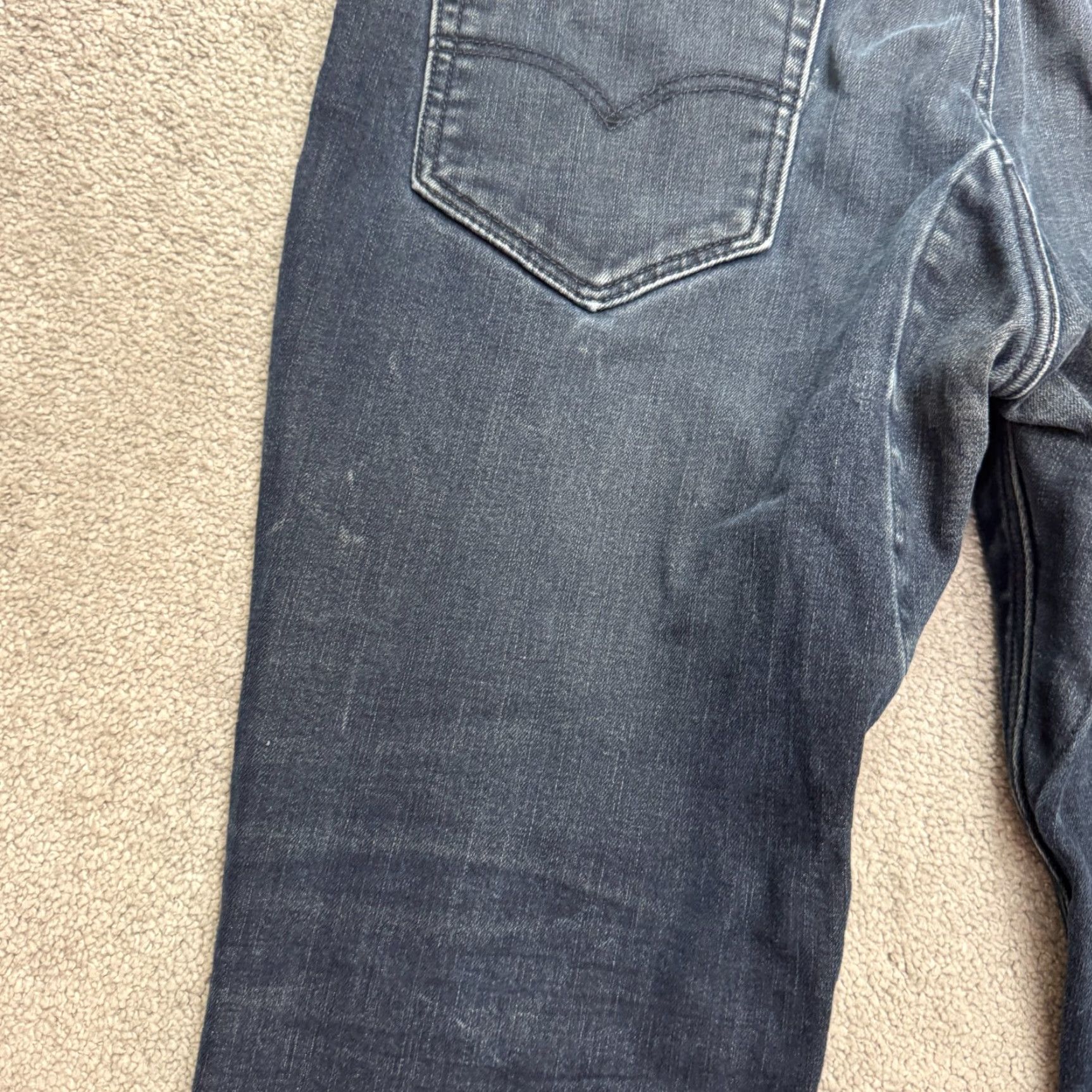 Levi's Levi's 511 Slim Fit Jeans Mens 36x30 Blue Dark Wash Straight Leg Casual Streetwear Size US 36 / EU 52 - 5 Thumbnail