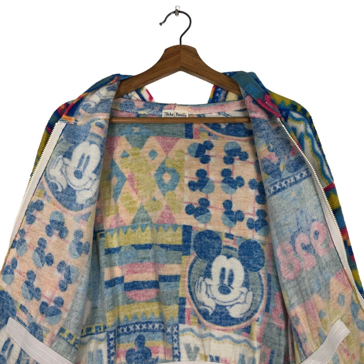 Japanese Brand 🔥Vtg Mickey Mouse Full Print Zipper Jacket Size US S / EU 44-46 / 1 - 14 Thumbnail