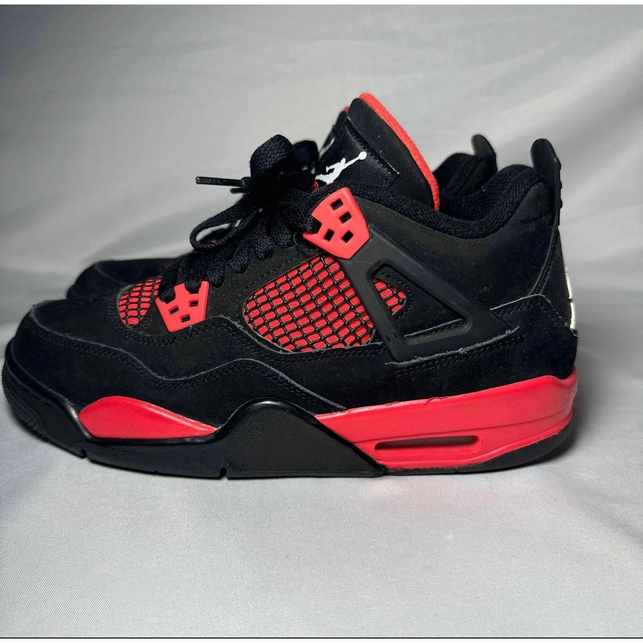 Jordan Brand × Nike Size 7 - Nike Air Jordan 4 Retro GS Red Thunder Men's Shoes Size US 7 / EU 40 - 8 Thumbnail