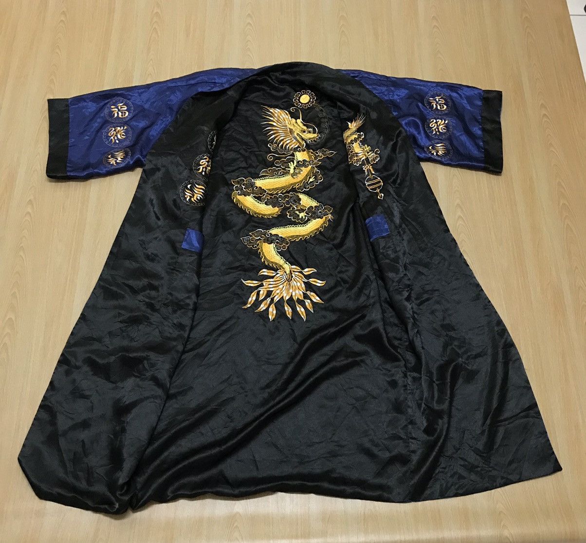 Japanese Brand Vintage Pyajamas Silk Reversible Dragon Size US M / EU 48-50 / 2 - 13 Thumbnail