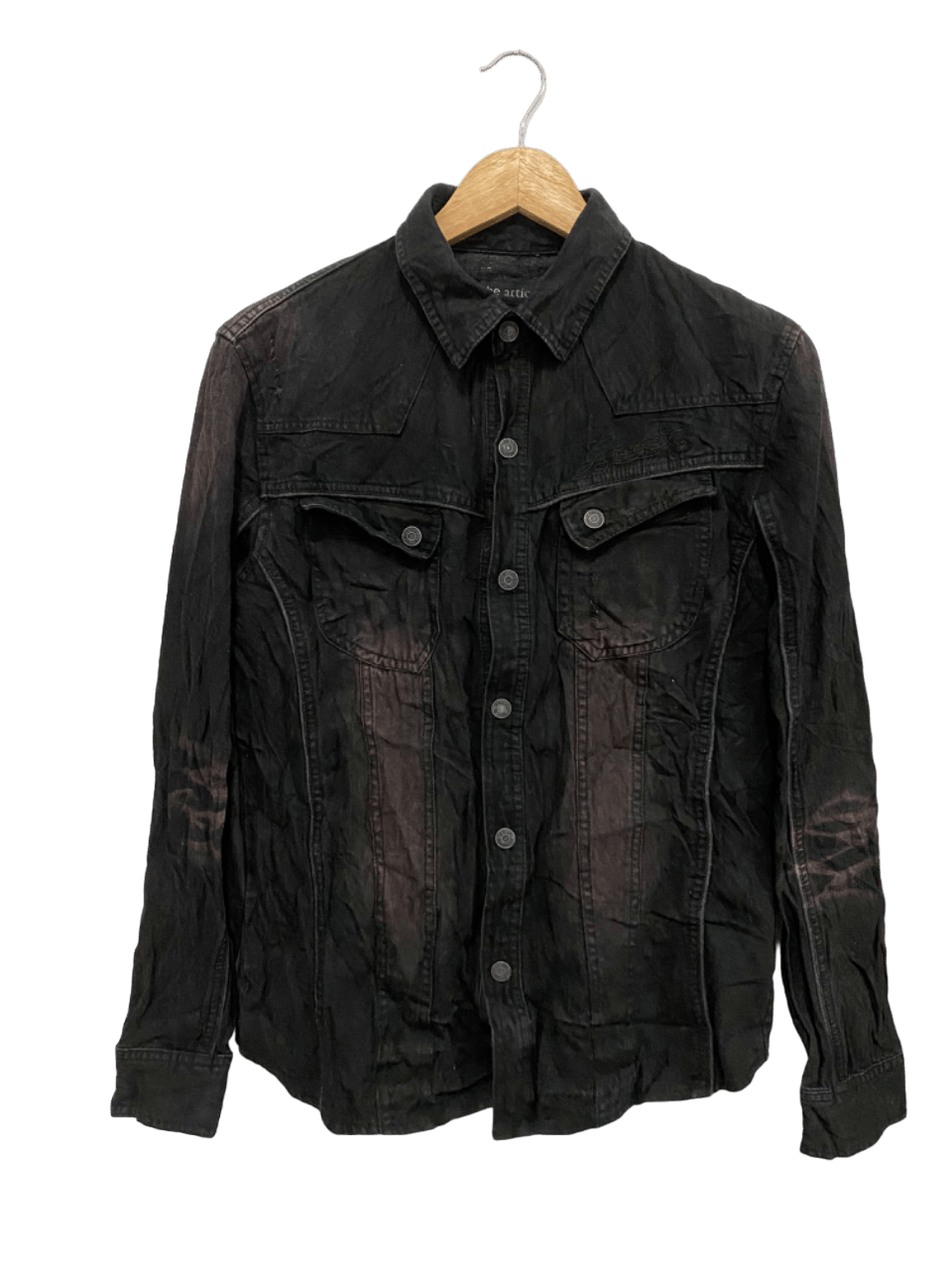 Sun Faded In The Attic Light Denim Jeans Shirt