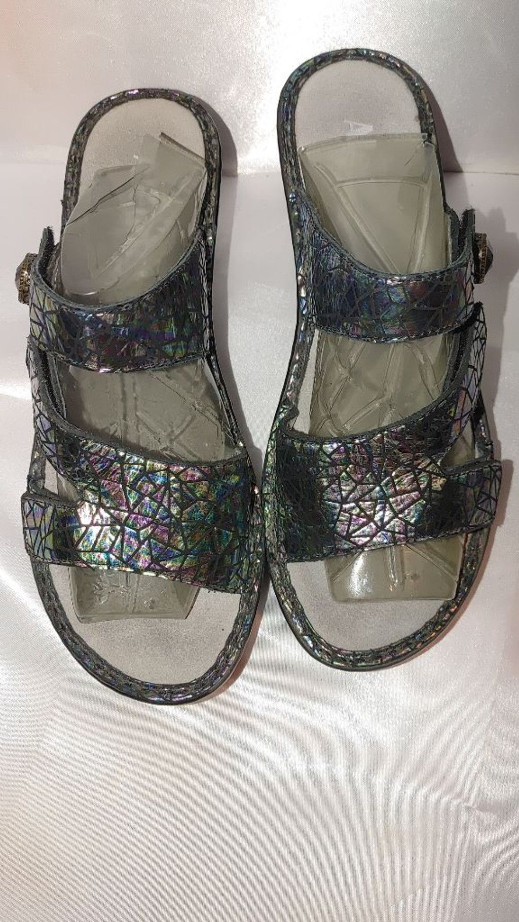 Allegri Alegria Loti Tectonic Wedge Sandal Size 38 Size US 7.5 / IT 37.5 - 6 Thumbnail