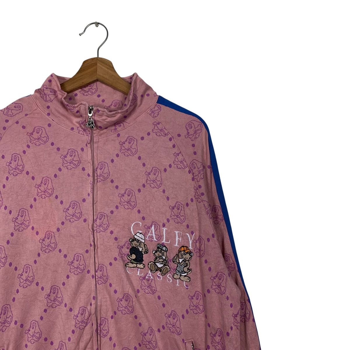 Vintage GALFY CLASSIC Embroidery Big Logo Sweater Jacket #1636-C73 Size US XL / EU 56 / 4 - 7 Thumbnail