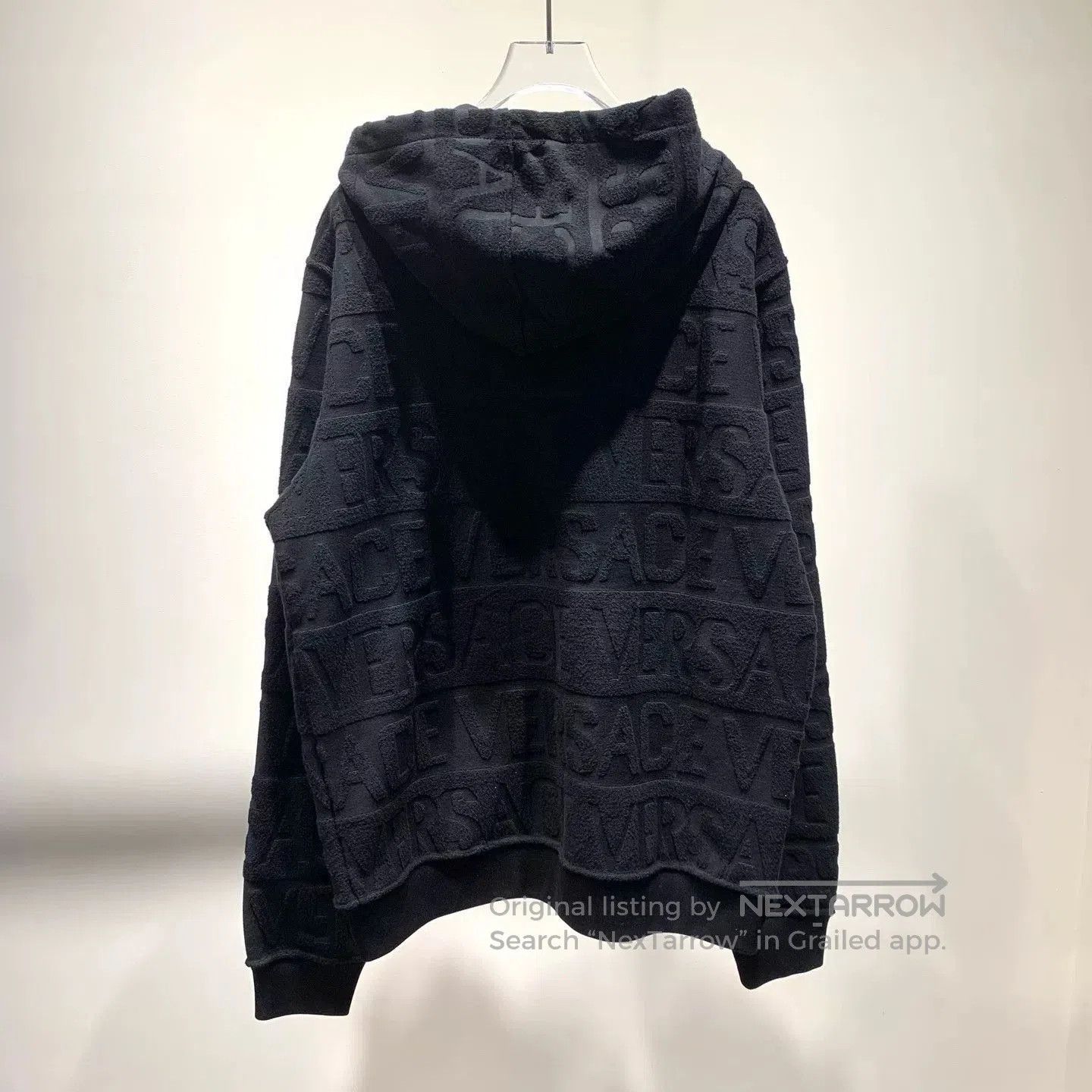 Versace VERSACE Flocked Letter Zip-Up Jacket. Size US L / EU 52-54 / 3 - 4 Thumbnail