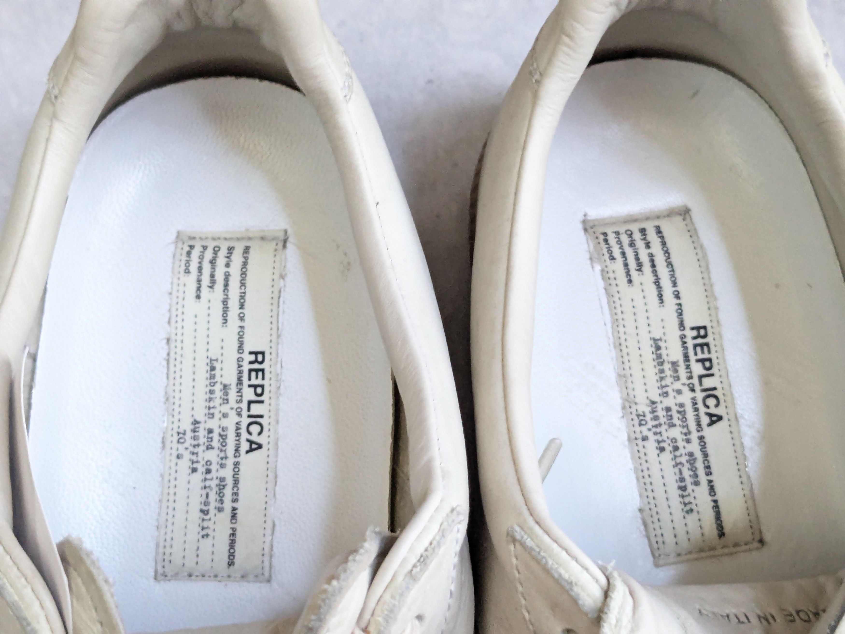 Maison Margiela Maison Margiela Replica GAT Paint Splatter 12 45 Low Top Gum Size US 12 / EU 45 - 5 Thumbnail