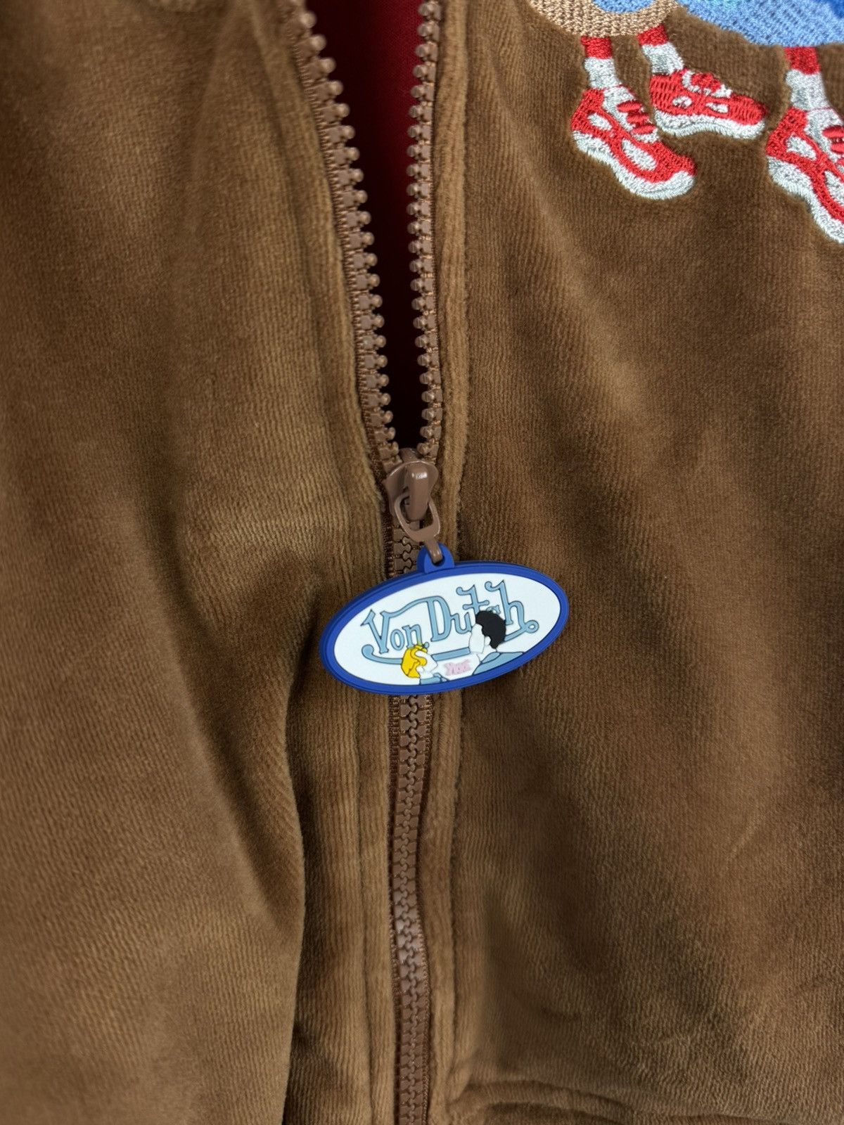 Von Dutch Von Dutch Men’s Velour Y2K Embroidered Track Top Jacket Size US S / EU 44-46 / 1 - 21 Thumbnail