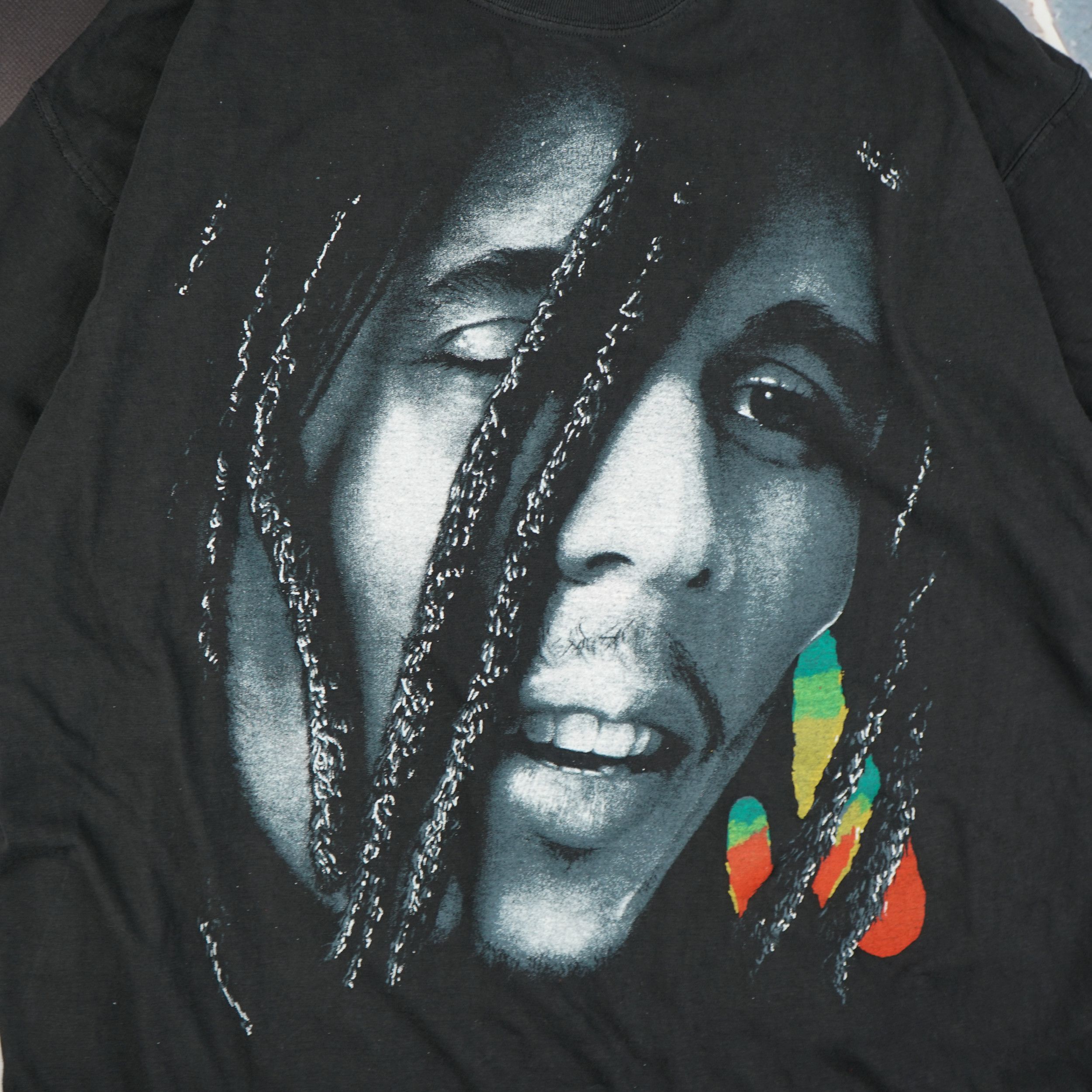 Band Tees × Bob Marley × Vintage Vintage 1990s Bob Marley T-Shirt Empire Size US L / EU 52-54 / 3 - 2 Thumbnail