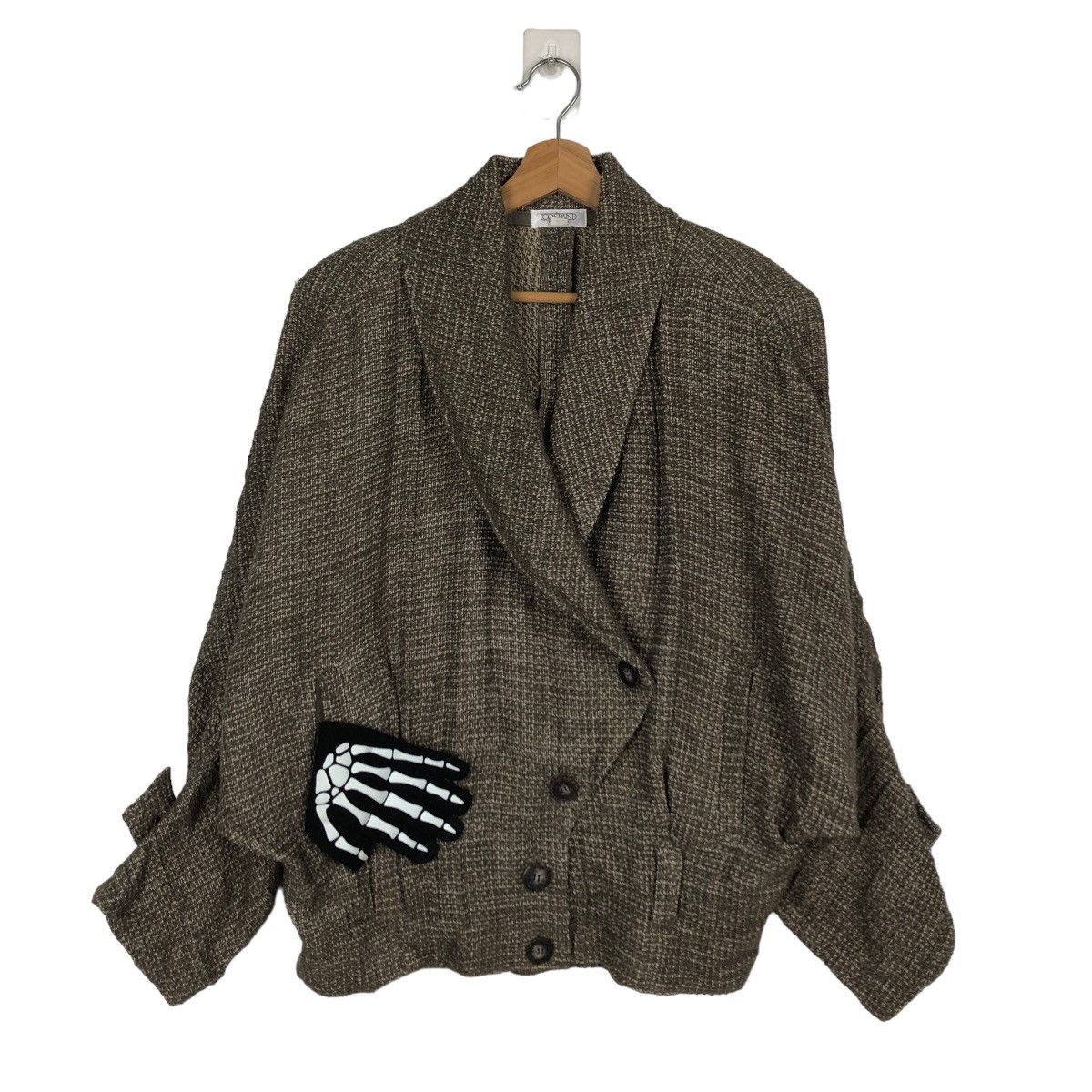 Japanese Brand VINTAGE BOMBER JACKET COSPANI JAPAN INSPIRE RICK OWENS Size US M / EU 48-50 / 2 - 1 Thumbnail