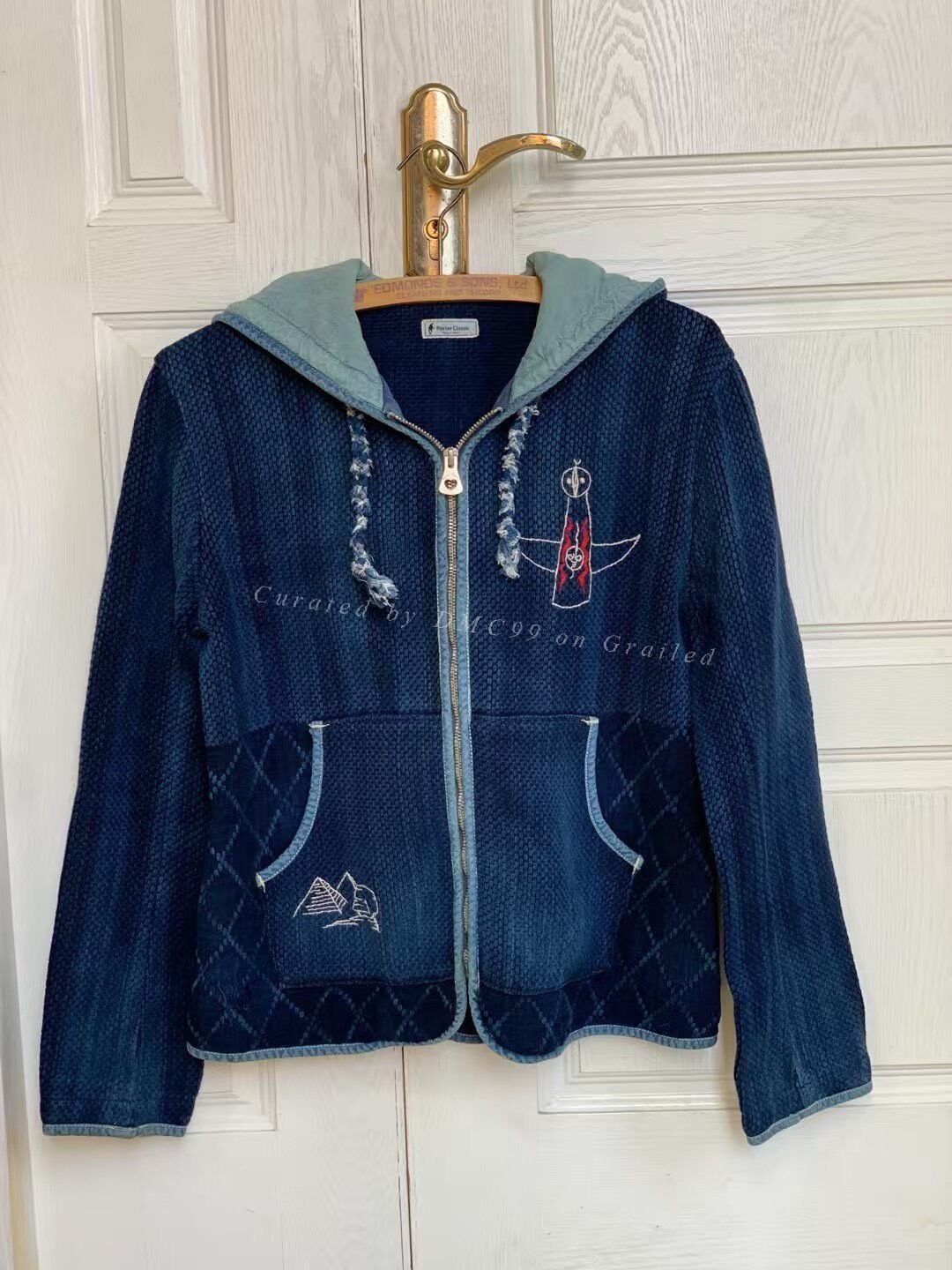 Porter Classic Porter Classic Sashiko Sweatshirt Jacket Size US XS / EU 42 / 0 - 1 Thumbnail
