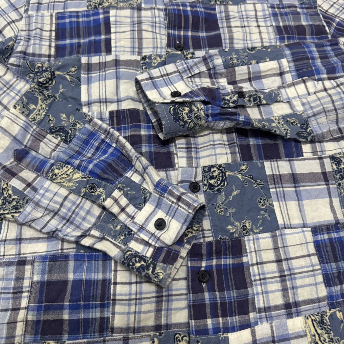Zara ZARA Patchwork Button Ups Shirt Size US S / EU 44-46 / 1 - 4 Thumbnail