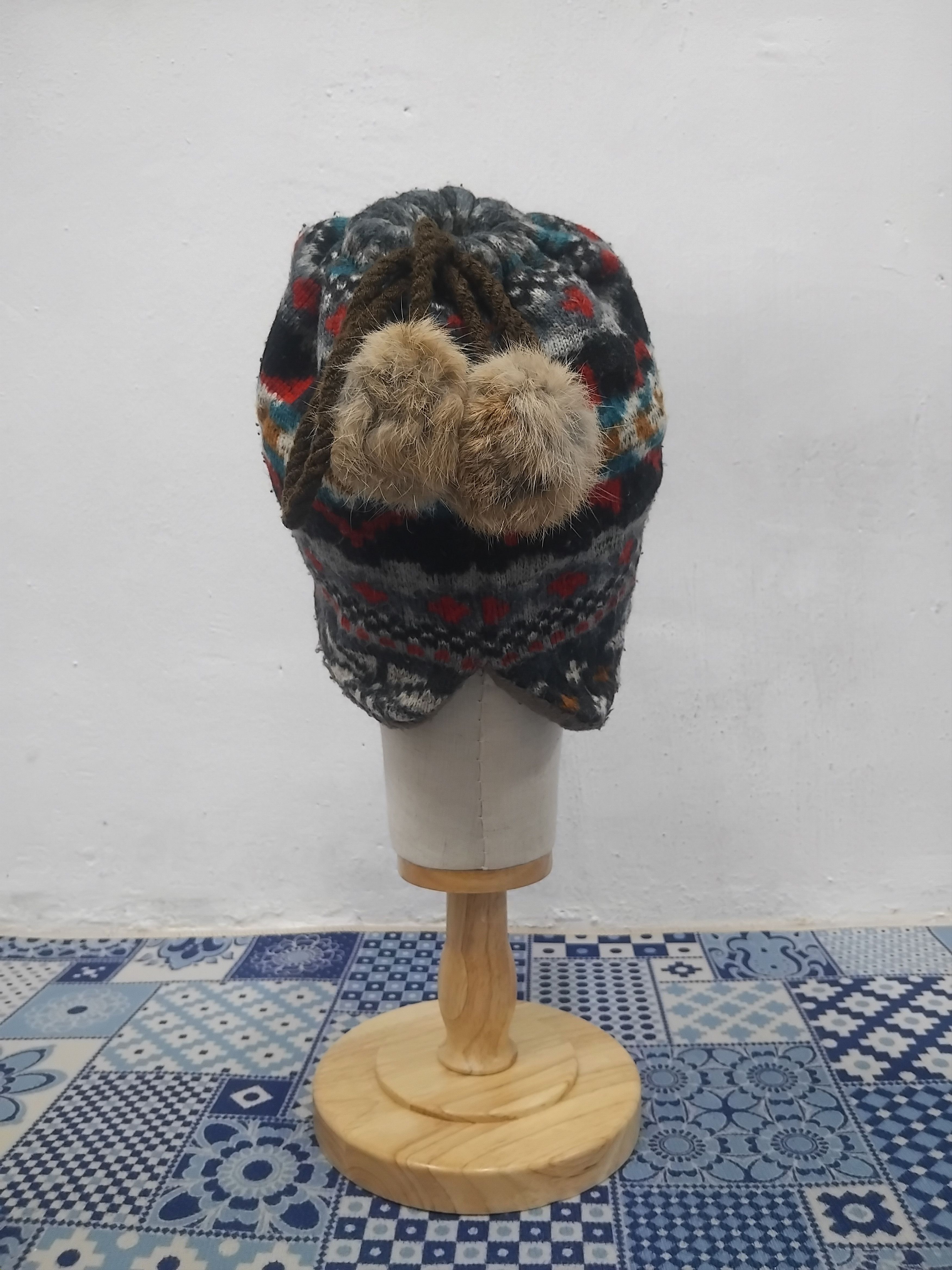 Japanese Brand 💥Navajo multicolour dreadlock beanie Size ONE SIZE - 6 Thumbnail