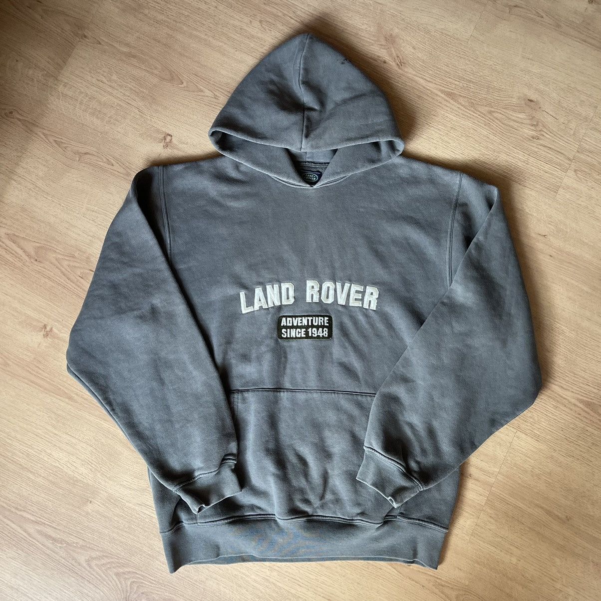 Vintage Land Rover Vintage 90s Oversized Green Hoodie Size US S / EU 44-46 / 1 - 1 Thumbnail