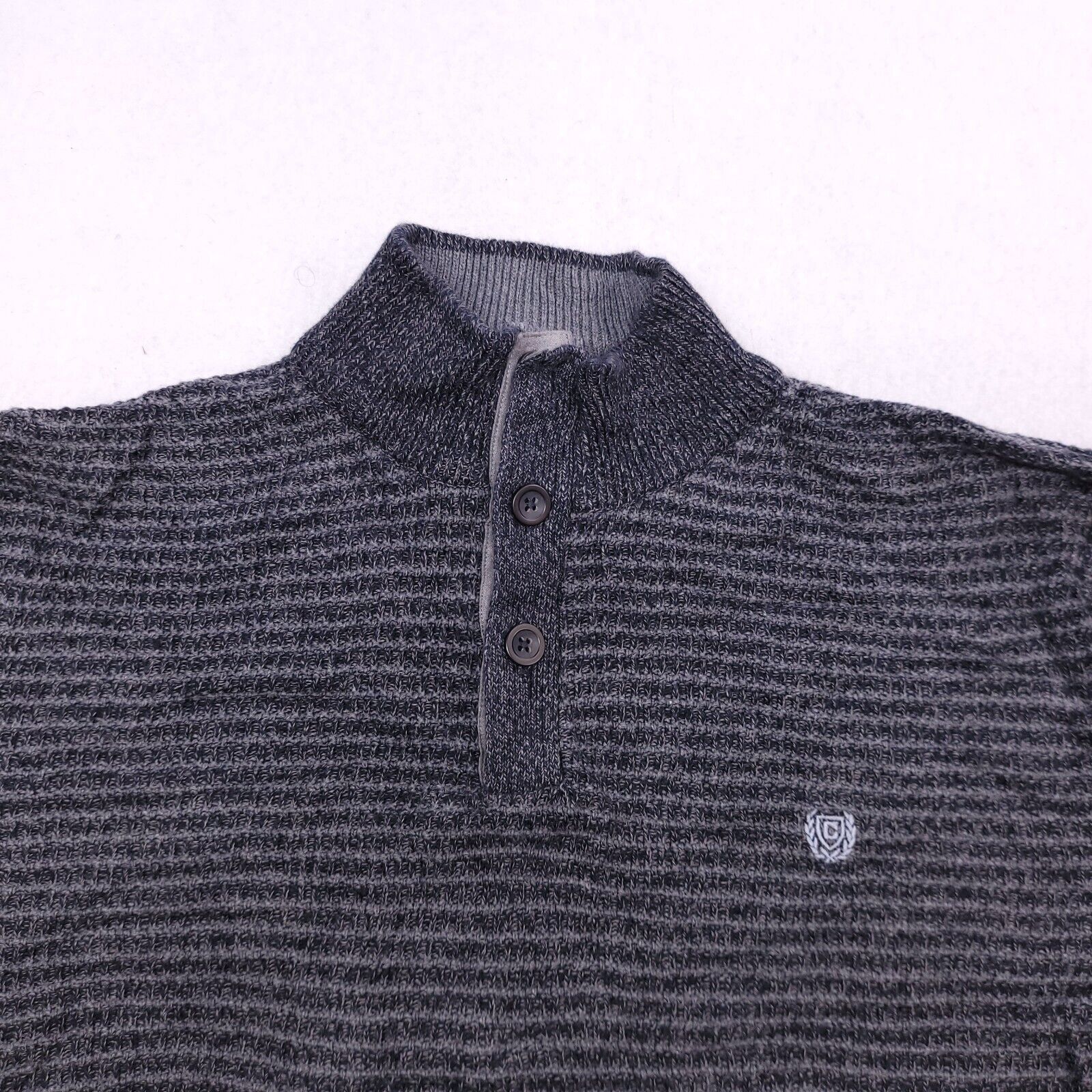 Chaps Chaps Long Sleeve Sweater Men Size Extra Large XL Gray Black Size US XL / EU 56 / 4 - 1 Thumbnail