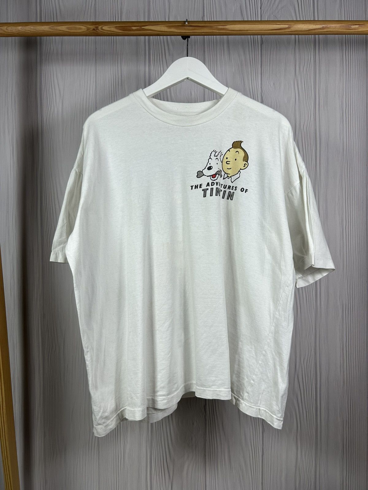 Vintage Vintage The Adventures Of Tintin Explorers On The Moon Sz XL Size US XL / EU 56 / 4 - 2 Thumbnail