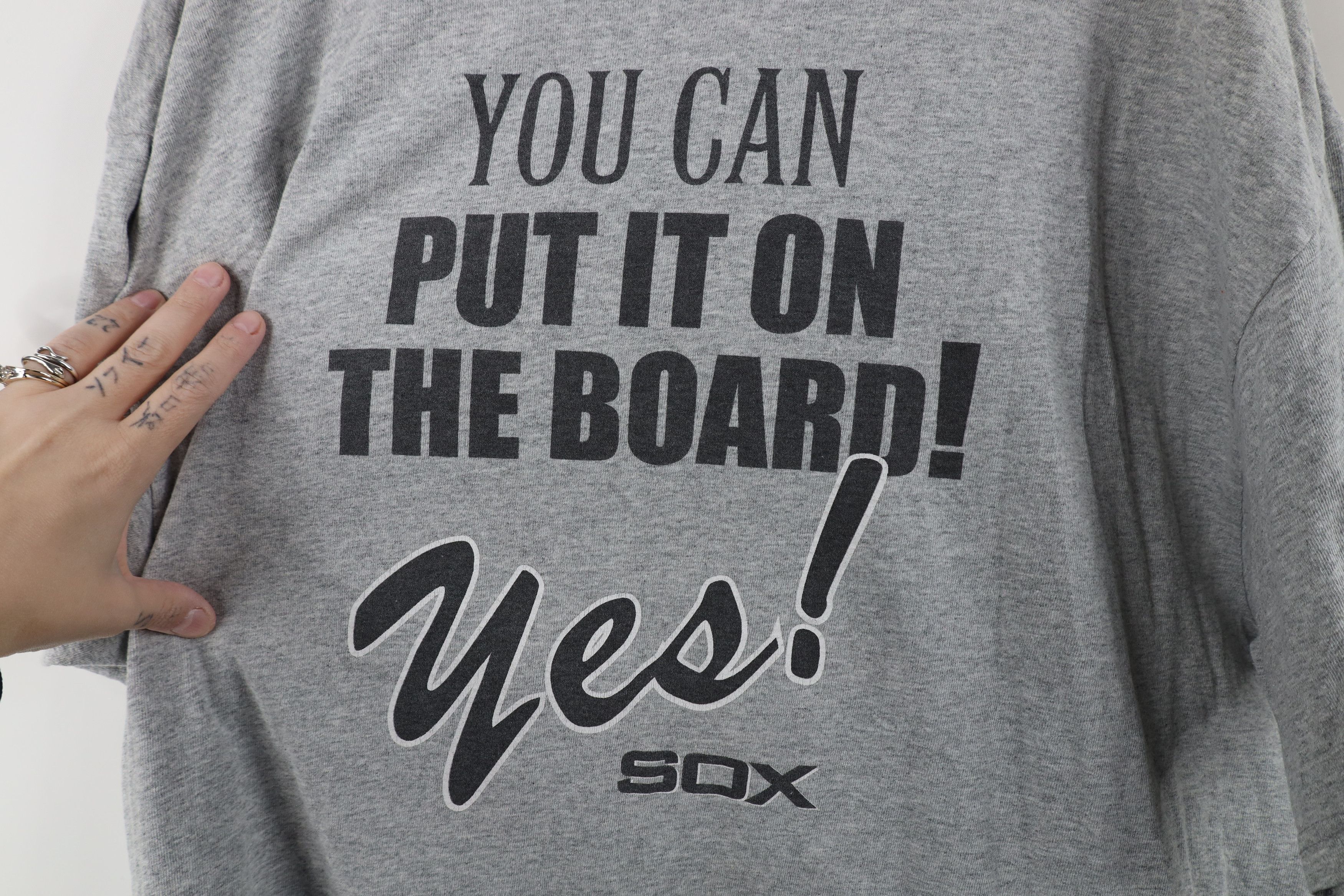 Vintage Vintage He Gone Chicago White Sox Baseball T-Shirt Gray Size US XXL / EU 58 / 5 - 8 Thumbnail