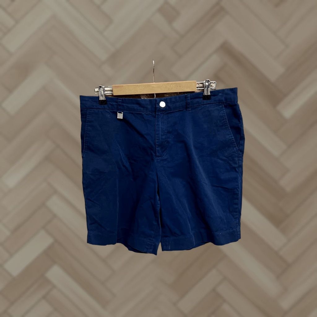 Ralph Lauren Lauren Ralph Lauren Active Shorts Women 10 Blue Cargo Cotton Elastodiene 8in Inseam Size 32" / US 10 / IT 46 - 1 Thumbnail