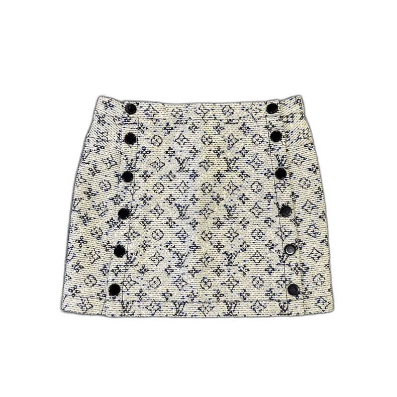 Louis Vuitton Louis Vuitton Button-Up Short Skirt for Women Size 40" / US 18 - 1 Thumbnail