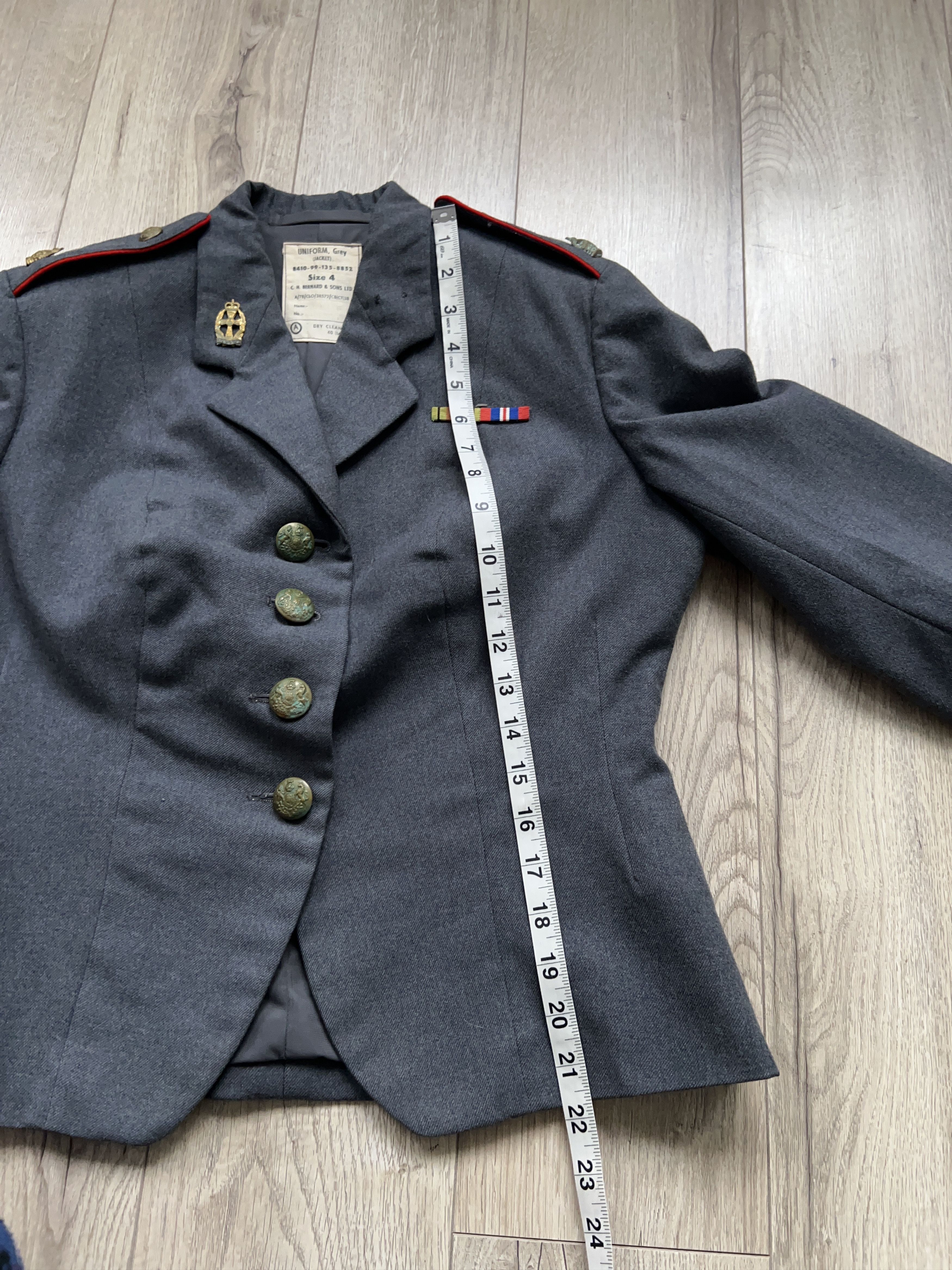 Vintage QARANC Royal Nursing Corps Uniform Jacket C.H. Bernard Sons Size ONE SIZE - 12 Thumbnail