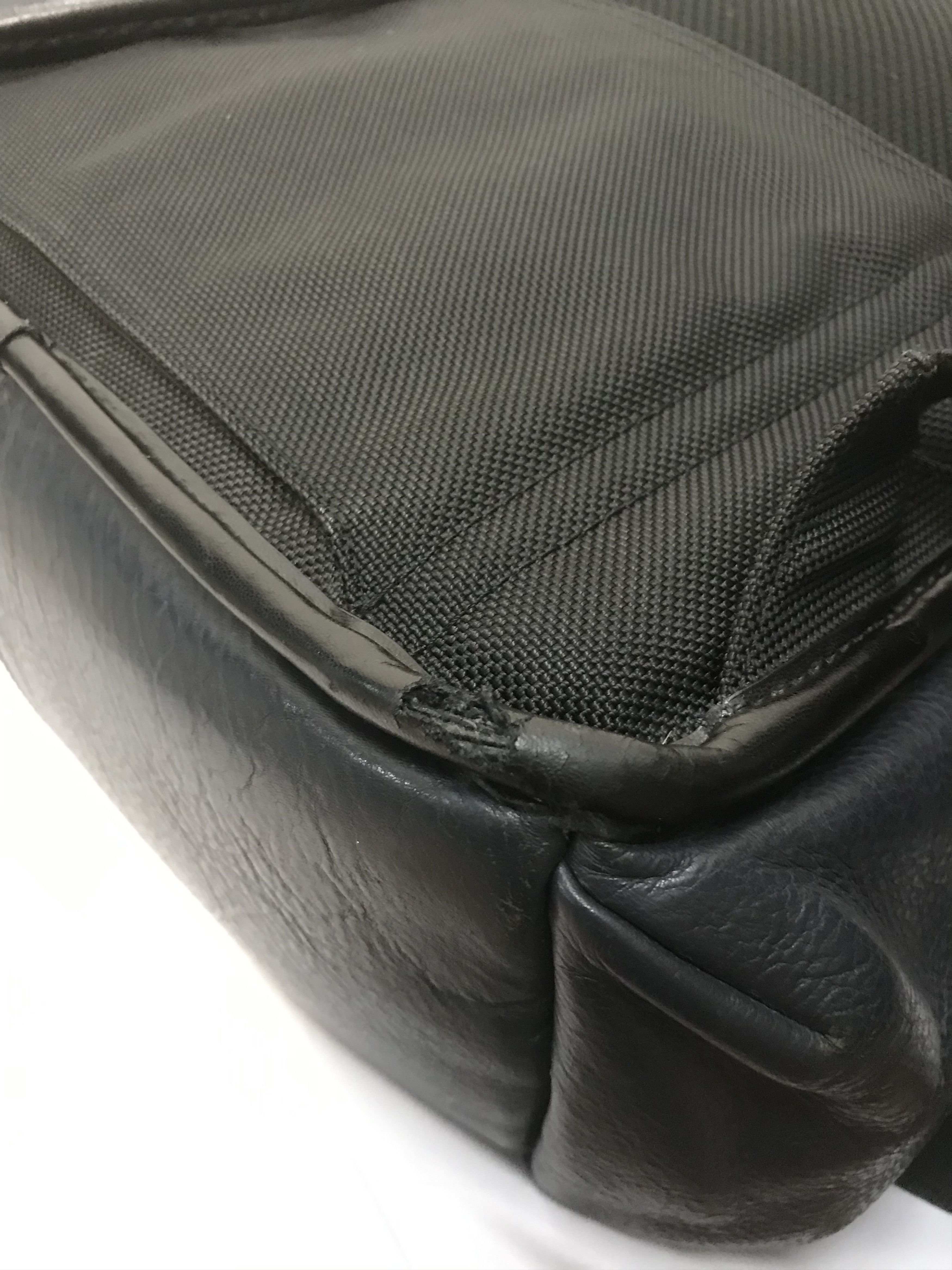 Tumi Tumi Leather Dark Blue Bagpack Size ONE SIZE - 16 Thumbnail
