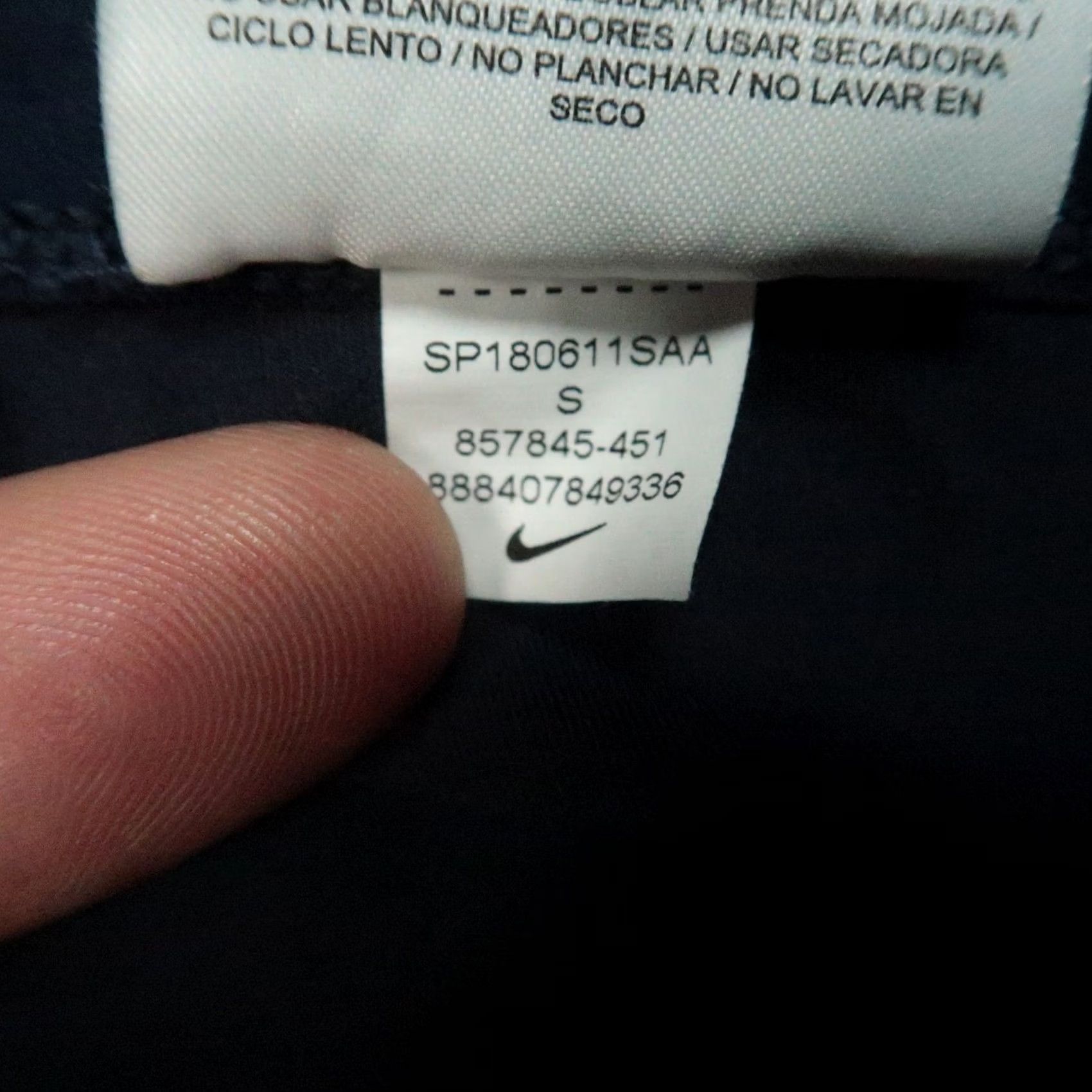Nike Nike Dri-FIT Pants Mens Small Blue Power Tech Athletic Running 27in Inseam Track Pants with Pockets Zip Pocket Moisture Wicking Sportswear Men Size US 29 - 4 Thumbnail