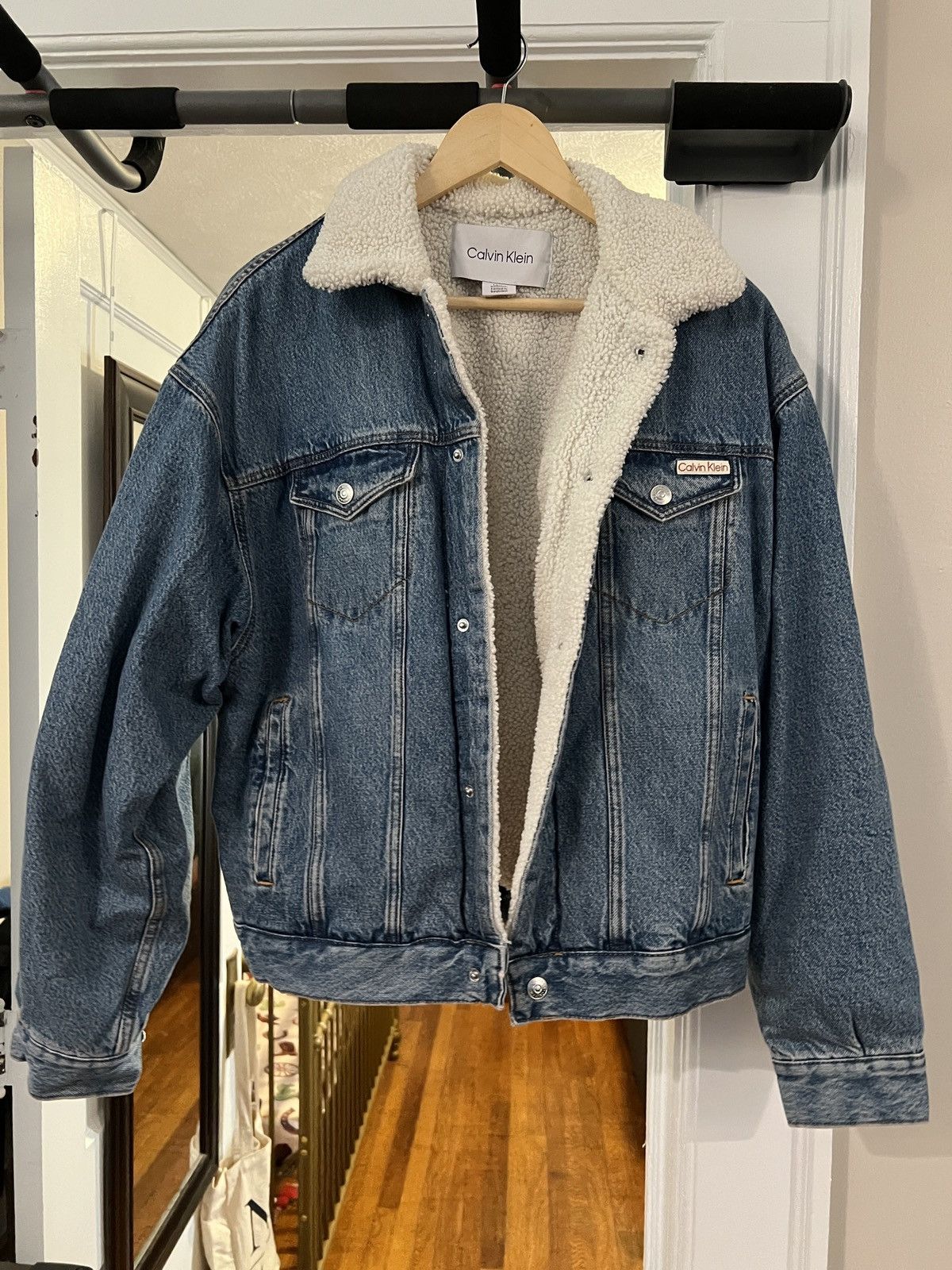 Calvin Klein Calvin Klein Denim/Sherpa Jacket Size US S / EU 44-46 / 1 - 1 Thumbnail
