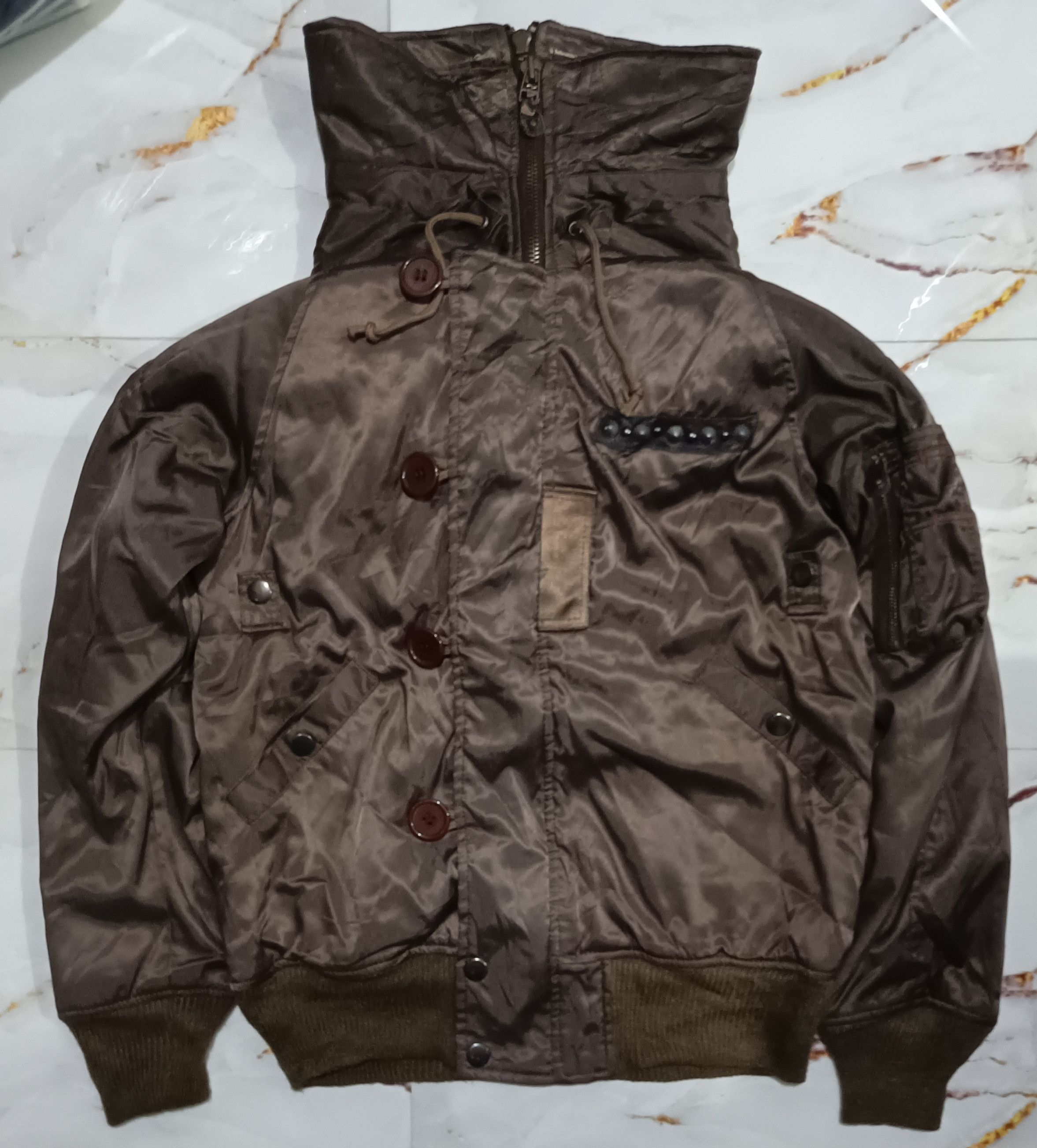 14th Addiction BAP aviator bomber Winter jacket Size US L / EU 52-54 / 3 - 10 Thumbnail