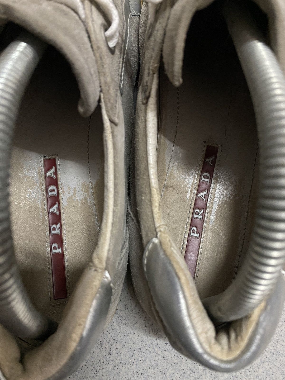 Prada × Vintage Vintage Prada Low Trainer Sneakers Size US 6 / EU 39 - 8 Thumbnail