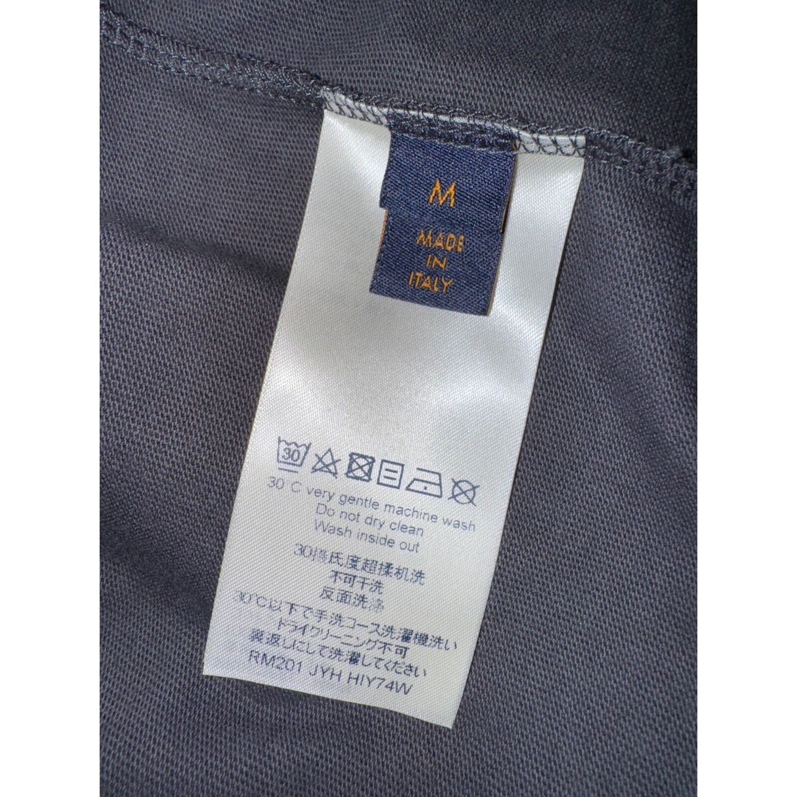 Louis Vuitton Louis Vuitton SS20 Velvet Monogram Black Logo Zip Pocket Size US M / EU 48-50 / 2 - 14 Thumbnail