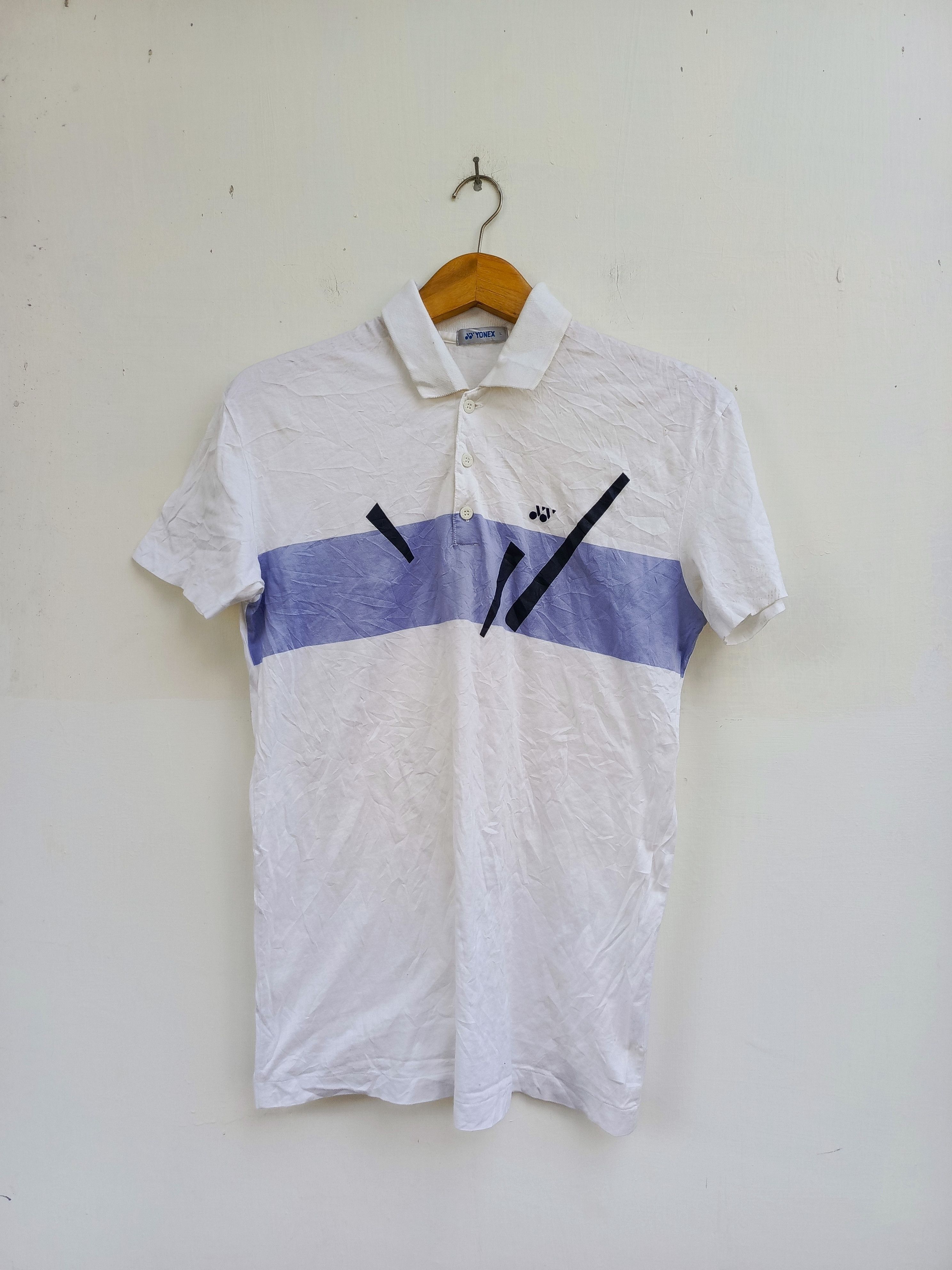 Japanese Brand Yonex Vintage Style Tennis Polo White Casual Size US L / EU 52-54 / 3 - 1 Thumbnail