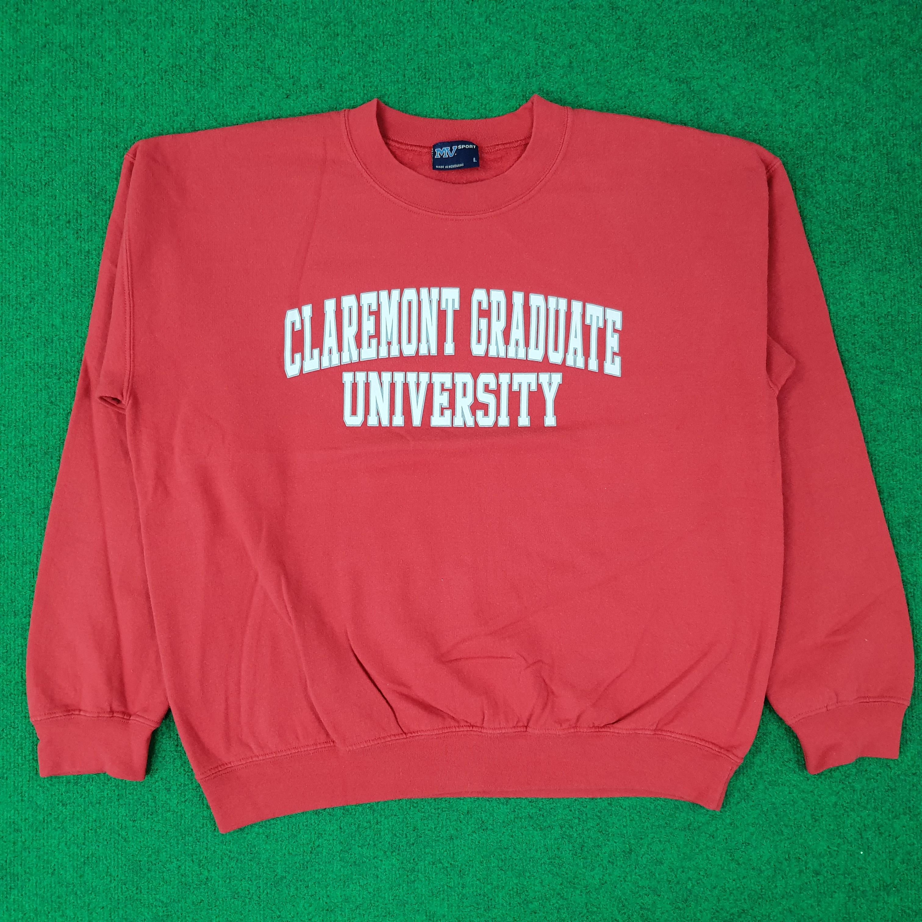 Vintage Vintage Claremont Graduate University Sweatshirt C261N3 Size US L / EU 52-54 / 3 - 1 Thumbnail