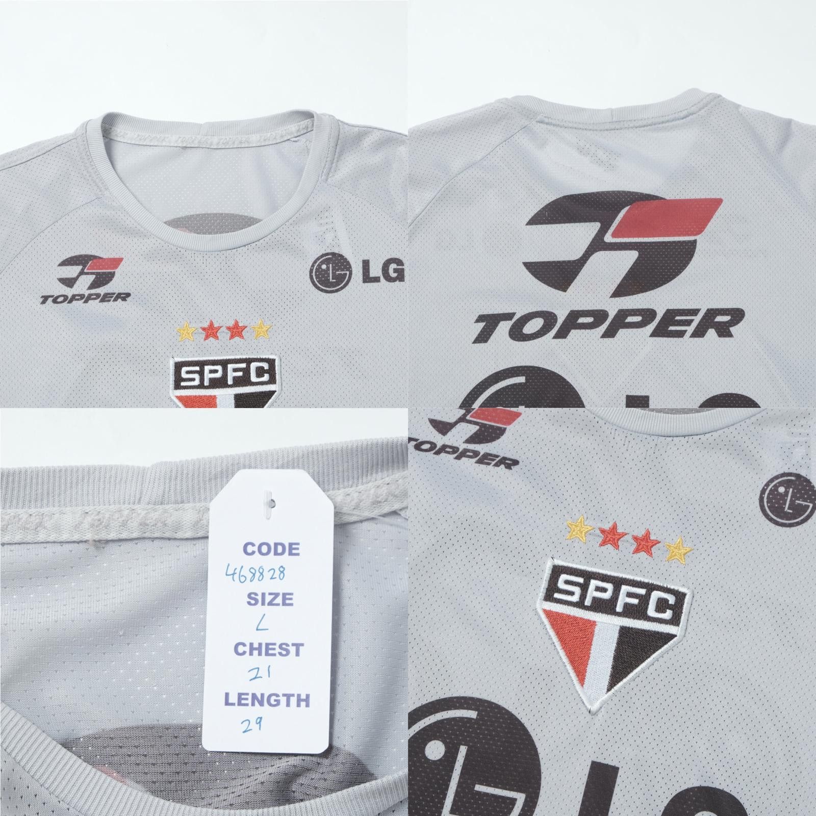 Topperz 2003/04 Sao Paulo Training Shirt Topper (L) Size US L / EU 52-54 / 3 - 4 Thumbnail