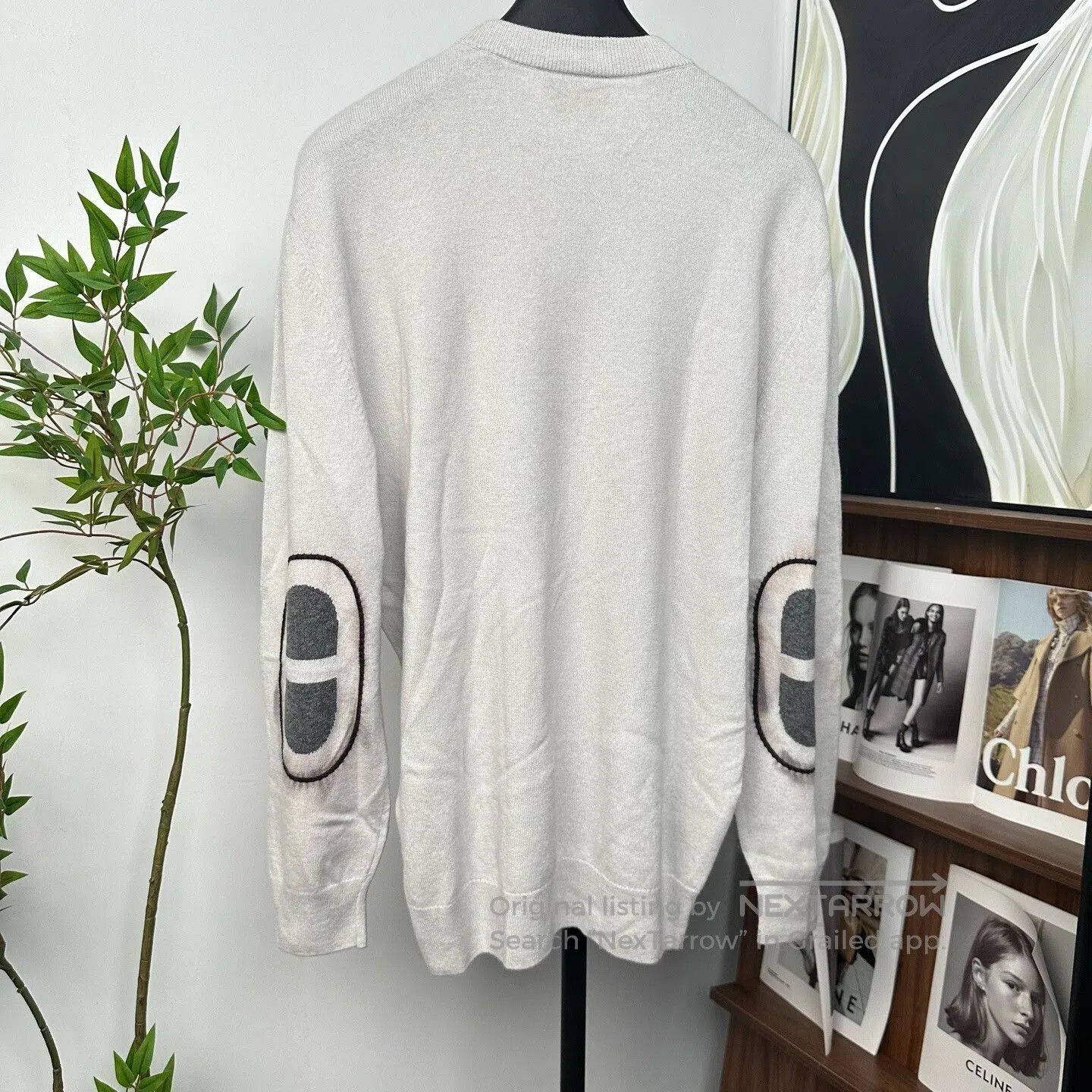 Hermes Hermes Classic H Cuff Cashmere Knit Sweater. Size US XL / EU 56 / 4 - 1 Thumbnail