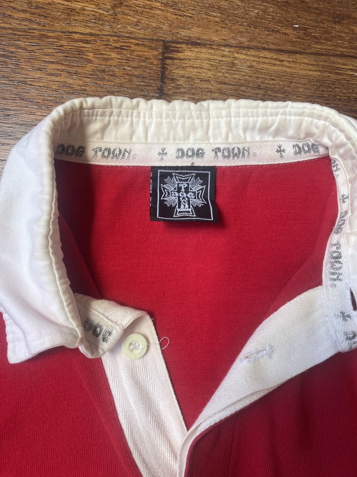 Dogtown Vintage Dog Town Polo Rugby Tshirt Size US XL / EU 56 / 4 - 4 Thumbnail