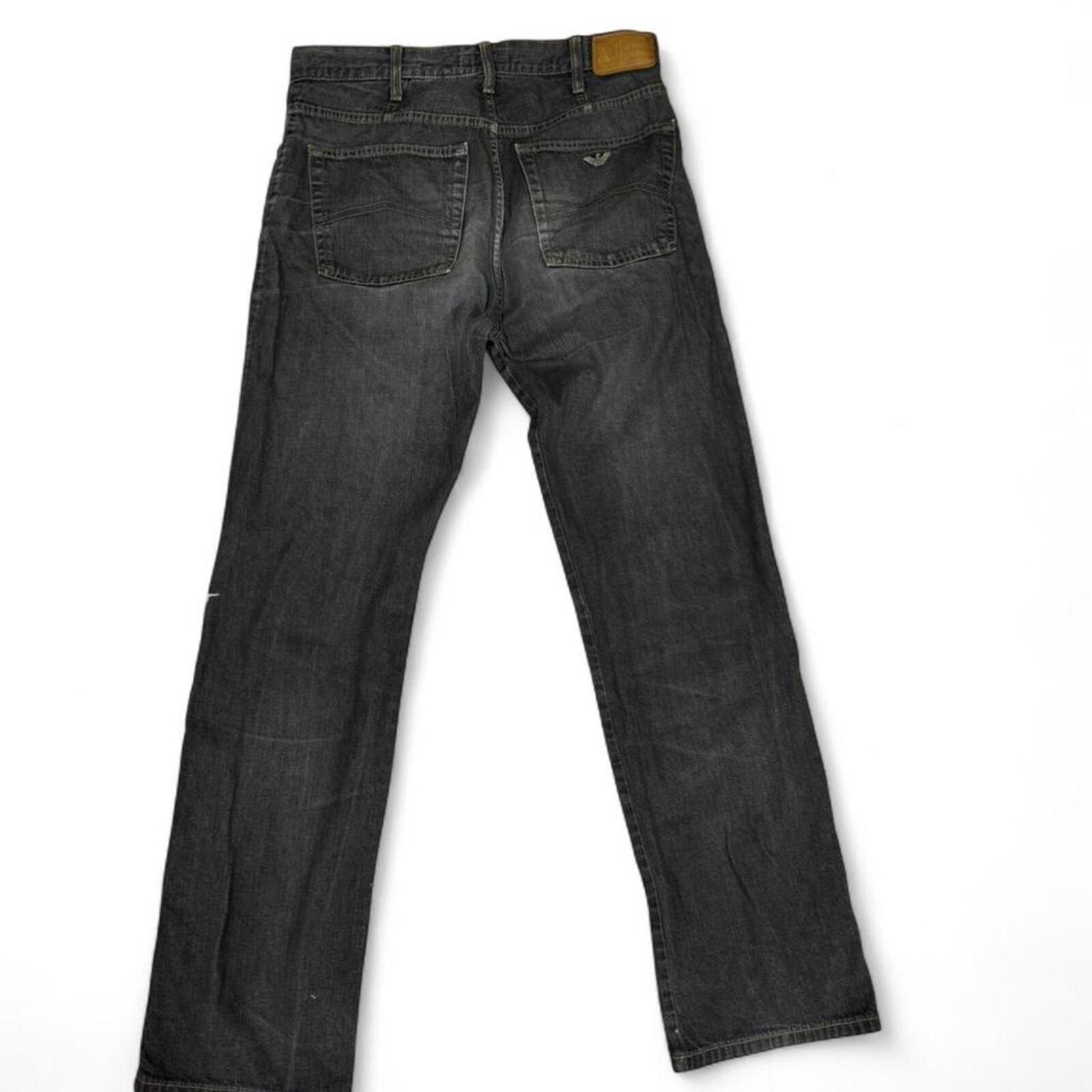 True Religion Armani Jeans black denim jeans with paint splatter Size US 32 / EU 48 - 1 Thumbnail