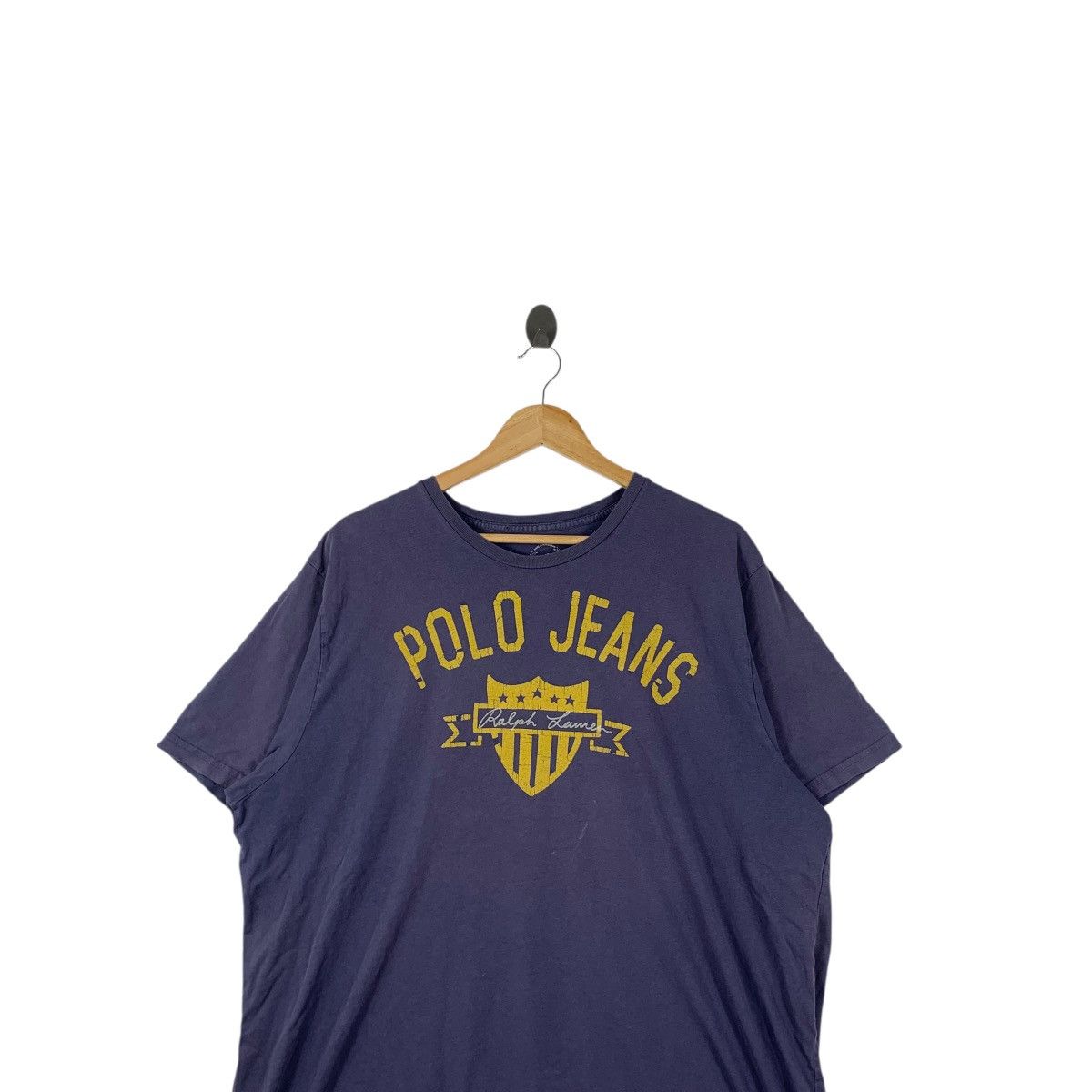 Polo Ralph Lauren Vintage POLO RALPH LAUREN Jeans Natural Sun Faded Tee Shirt Size XXL / US 16-18 / IT 52-54 - 2 Thumbnail