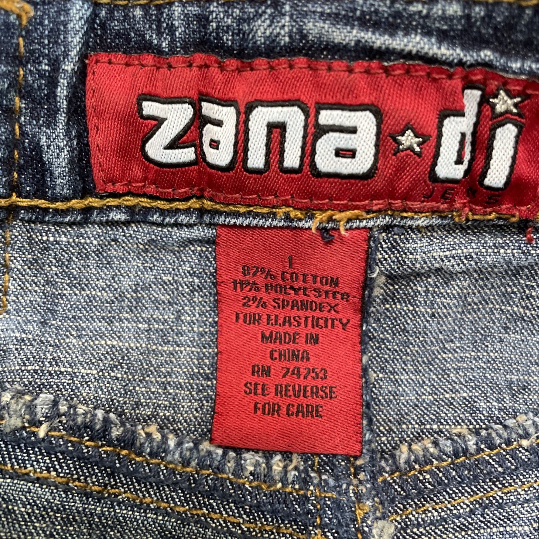 Denime VINTAGE Zana Di Denim Skirt Women Small A-Line Shorts Low Rise Blue Y2K Size 25" / US 0 / IT 36 - 2 Thumbnail