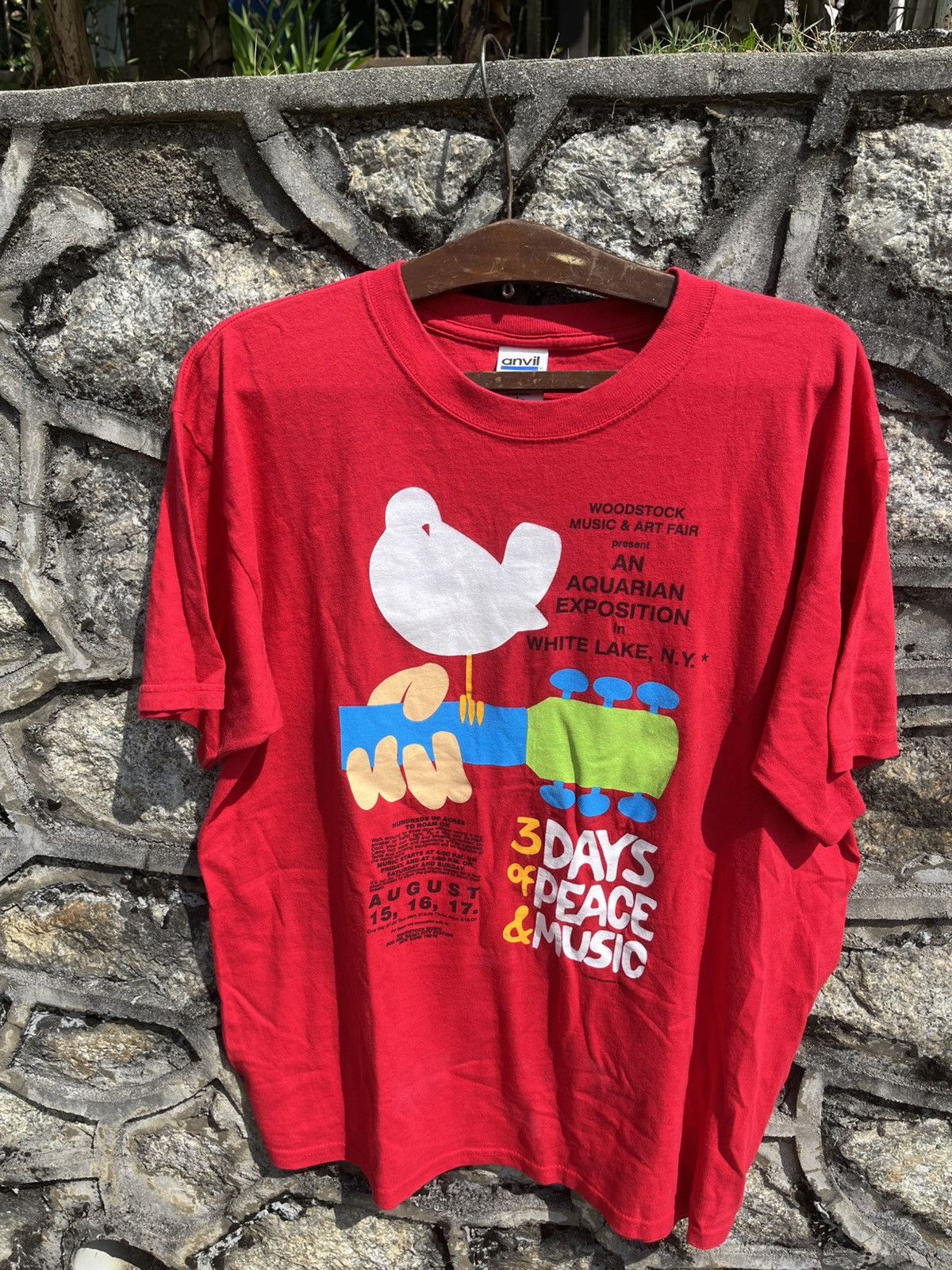 Band Tees vintage Woodstock Music Festival Size US L / EU 52-54 / 3 - 1 Thumbnail