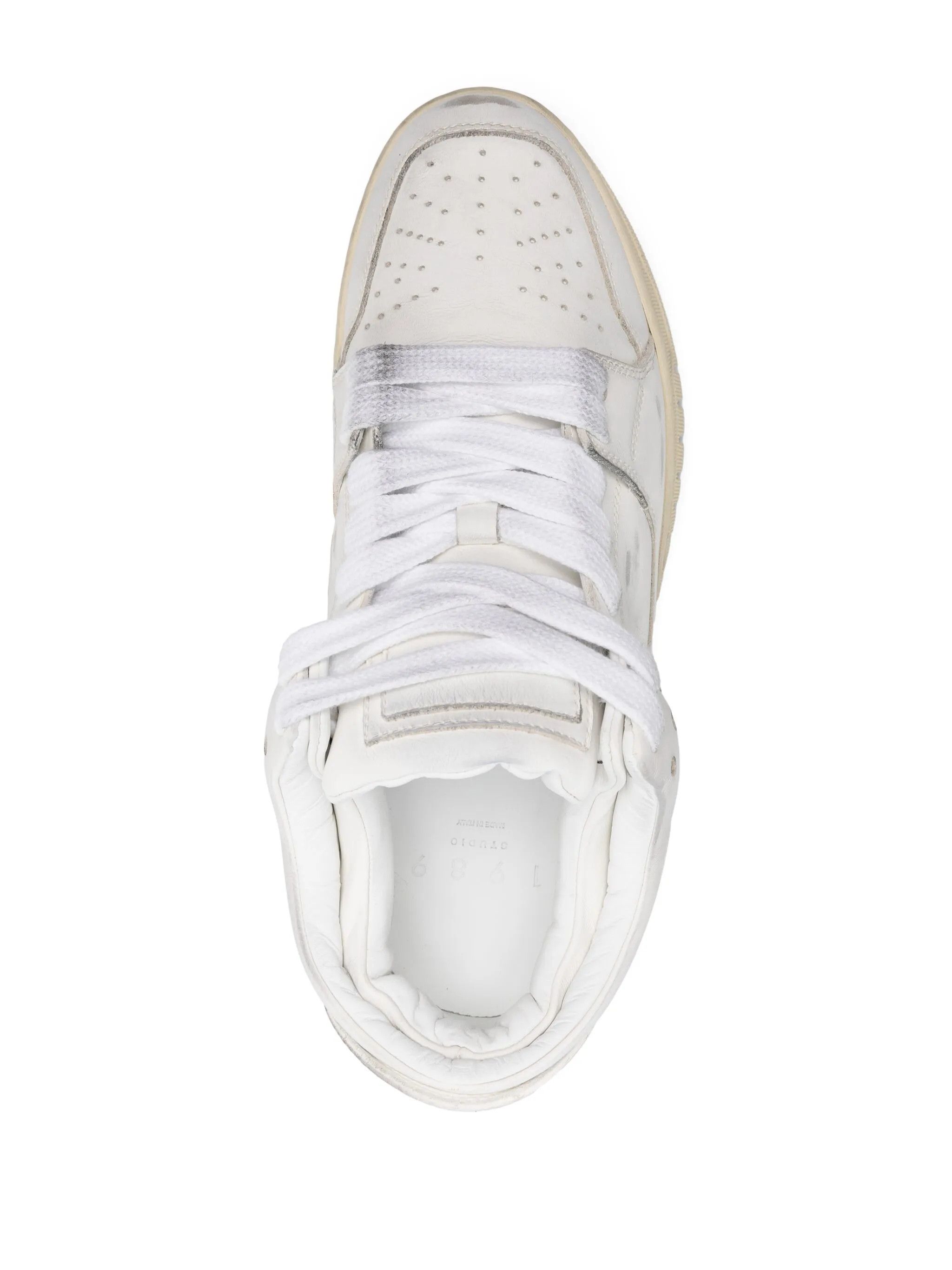 1989 STUDIO o1y0525 Low-Top Sneakers in White Size US 9 / EU 42 - 4 Thumbnail