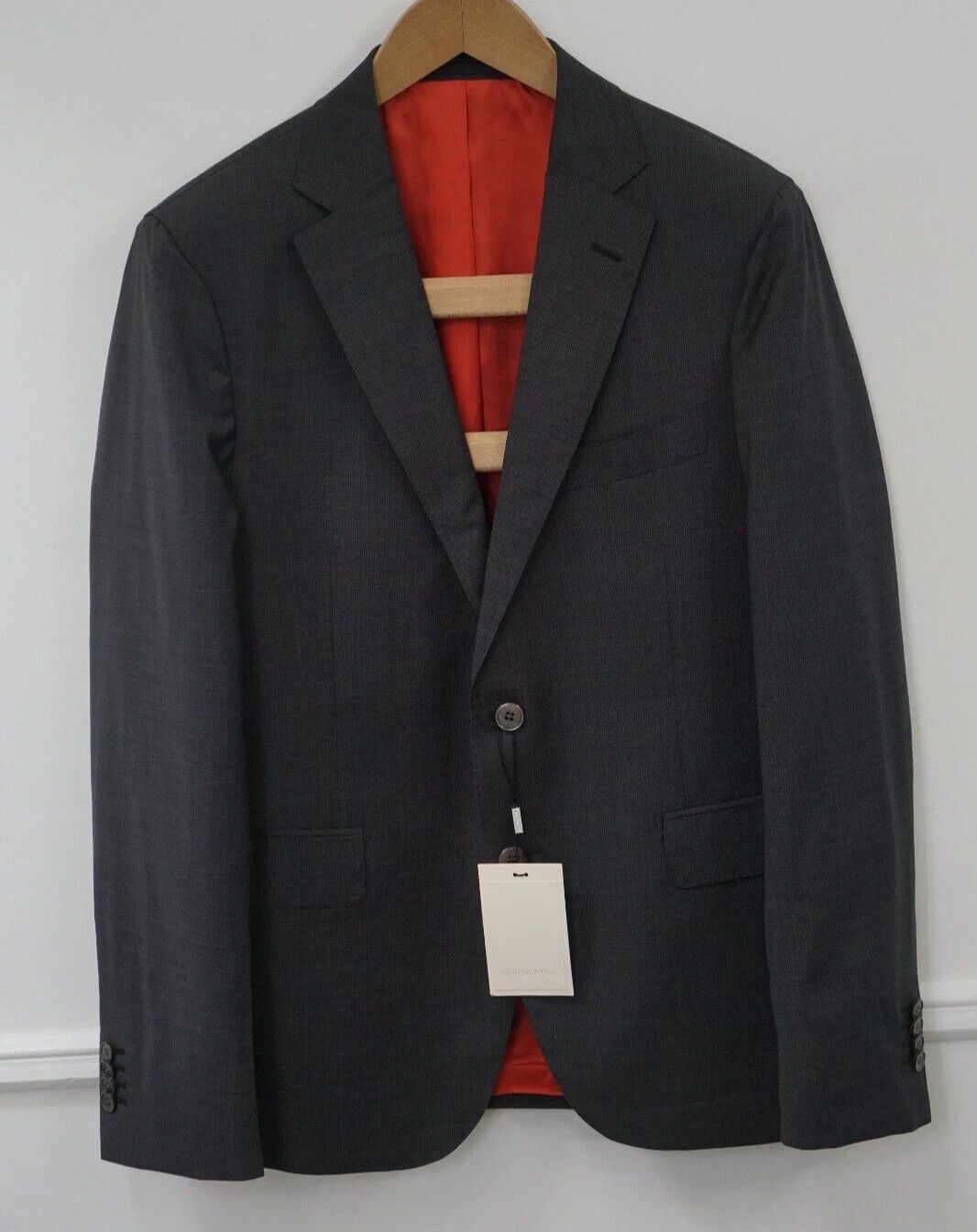 Suitsupply Men Suitsupply Blazer La Spala Grey Wool Zignone UK/US40 Size 40R - 1 Thumbnail