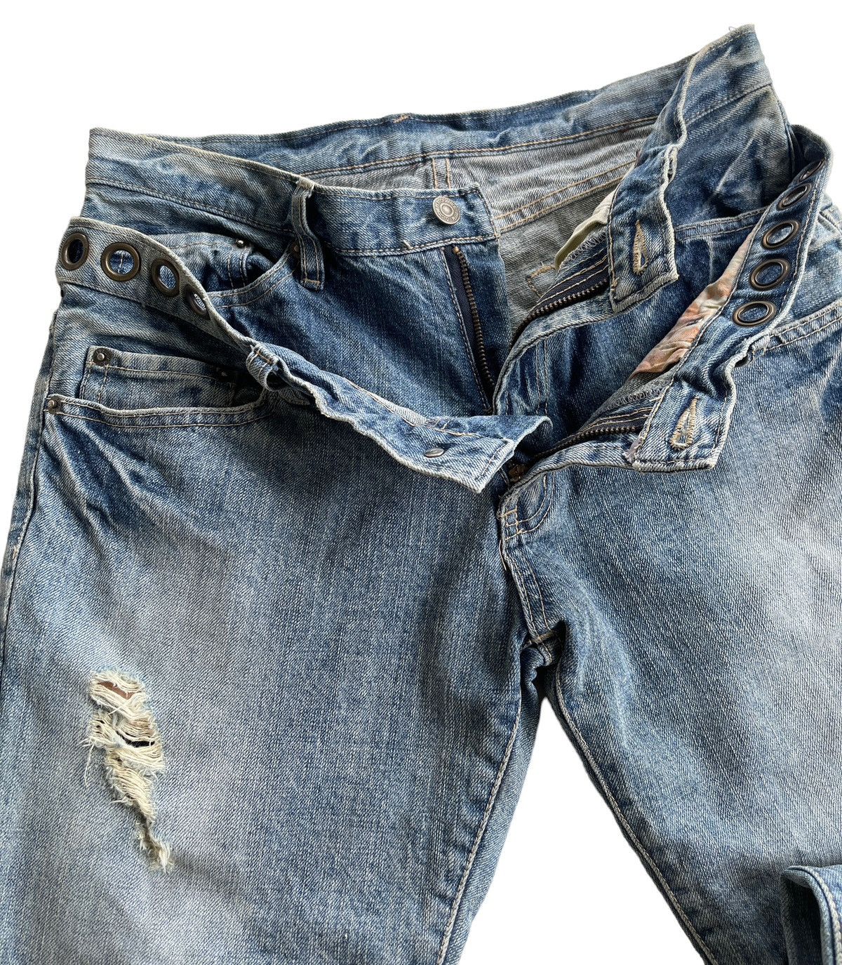 PPFM PPFM Double Waist Denim Size US 31 - 11 Thumbnail