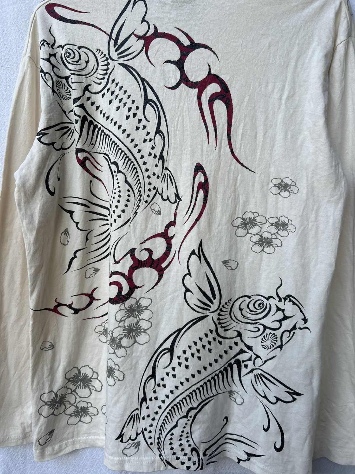 If Six Was Nine Bullet Noise - Sukajan Traditional Art Fish Koi Longsleeve Size US L / EU 52-54 / 3 - 3 Thumbnail