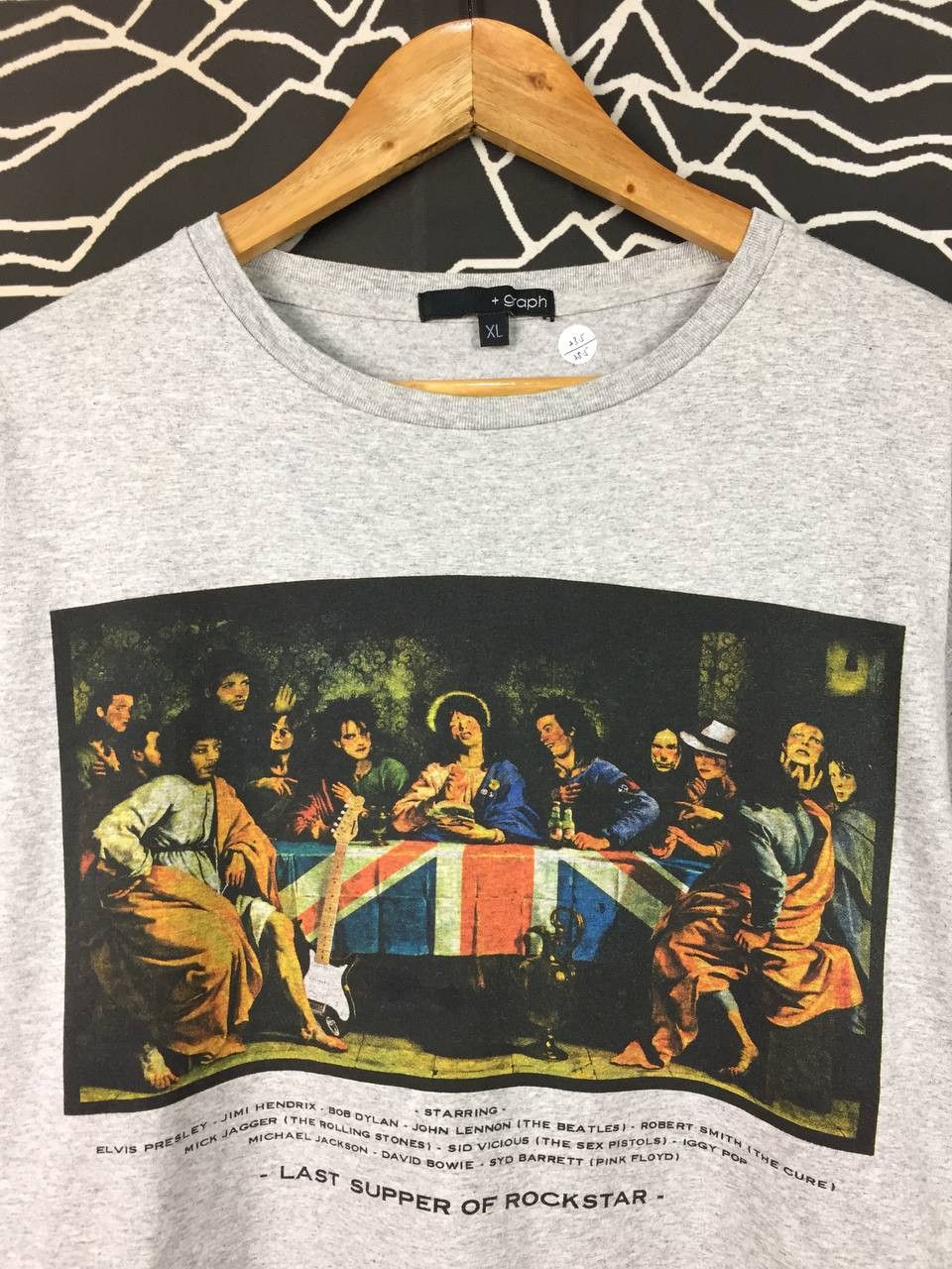 Band Tees Last Supper of Rockstar Classic Rock & Punk Icons Parody Tee Size US XL / EU 56 / 4 - 3 Thumbnail
