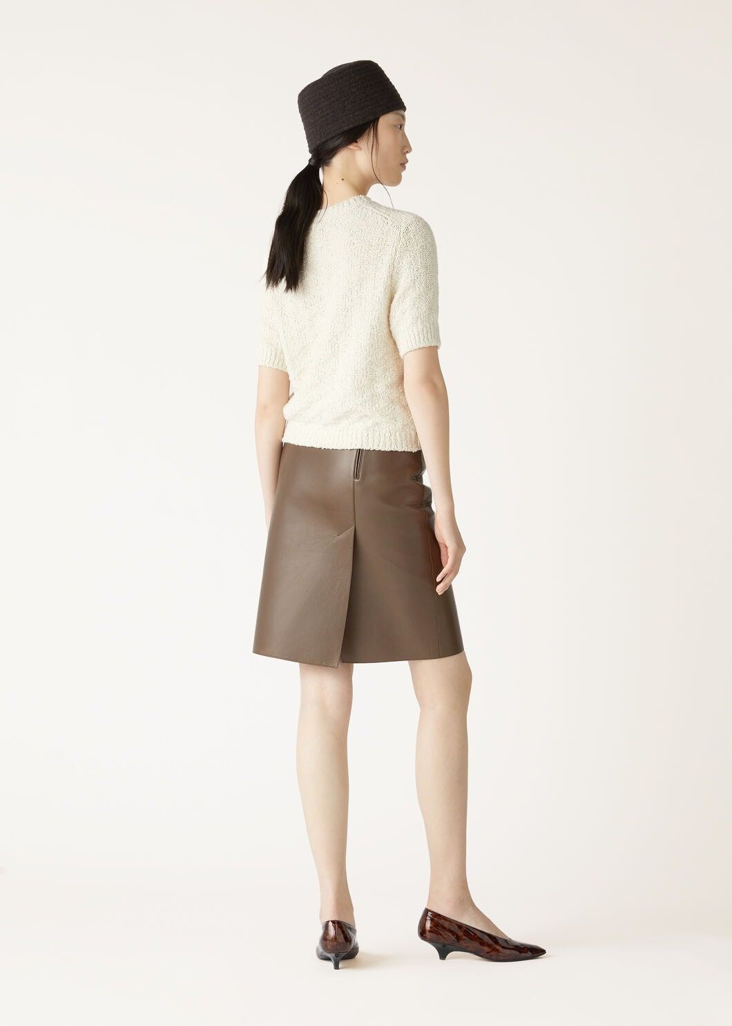 Loro Piana o1w1db10825 FAO2877 Folecchio Crewneck Sweater in Ivory Size XS / US 0-2 / IT 36-38 - 5 Thumbnail