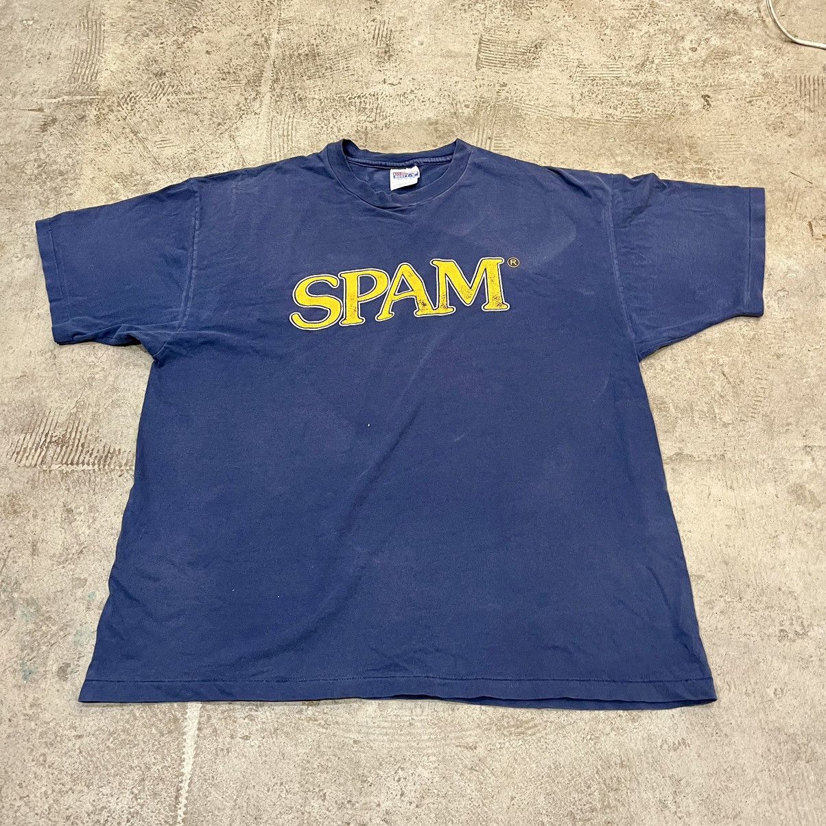 Vintage VINTAGE SINGLE STITCH SPAM TEE! Size US XL / EU 56 / 4 - 2 Thumbnail