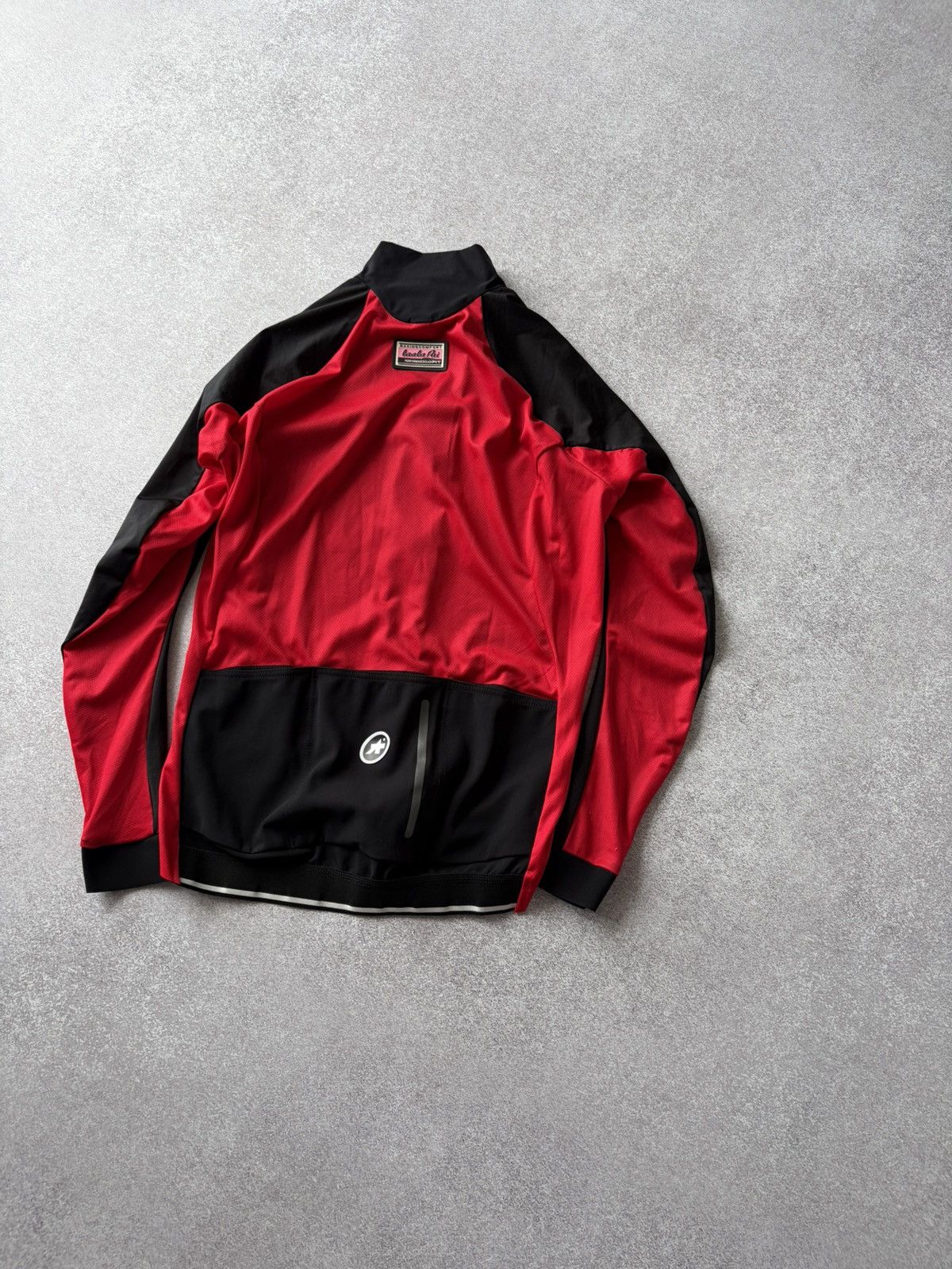 Other RRP $340 Assos Cycling Tiburu Jacket Laalalai Red Black Zip Size M / US 6-8 / IT 42-44 - 11 Thumbnail