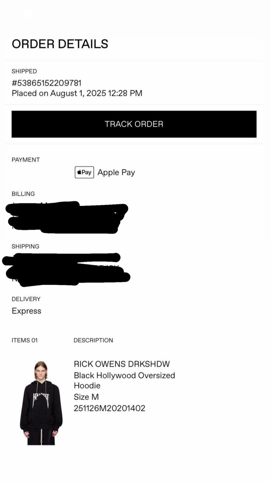 Rick Owens Rick Owens Hollywood hoodie Size US M / EU 48-50 / 2 - 7 Thumbnail