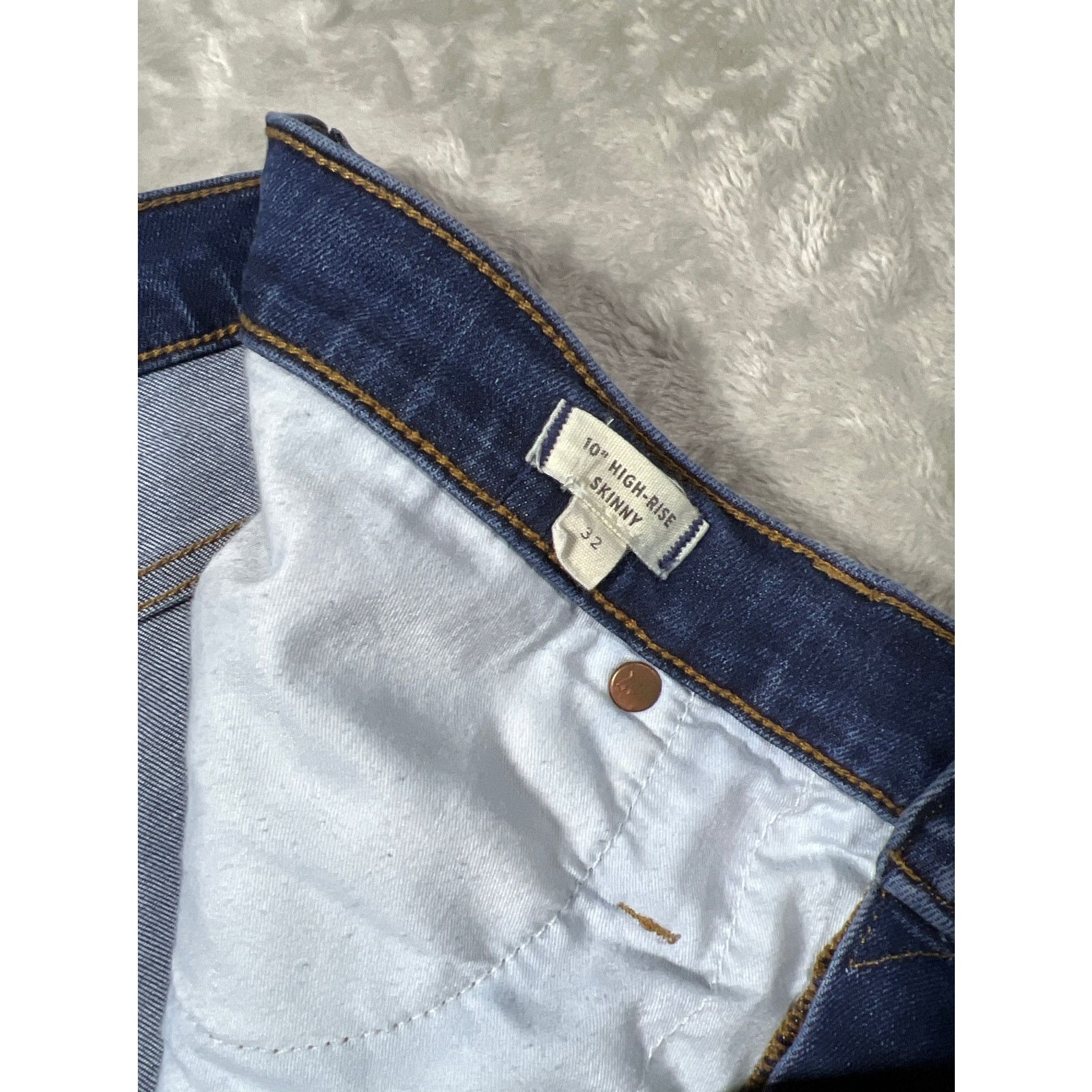 Madewell Madewell Size 32 Lemar Wash 10" High Rise Skinny Jeans Size 32" / US 10 / IT 46 - 5 Thumbnail