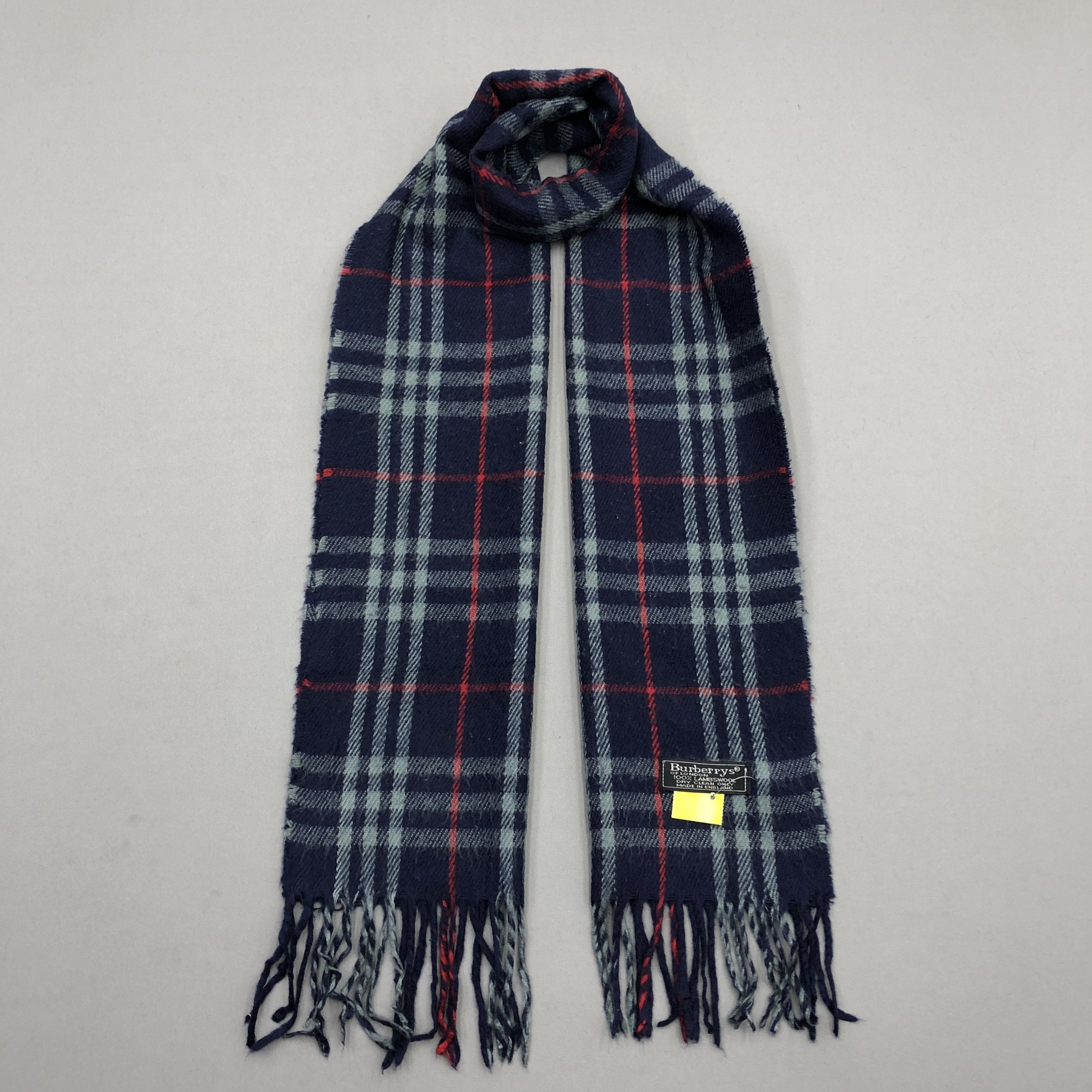 Burberry Vintage Burberry Scarf Muffler Wool Cashmere Scarves Size ONE SIZE - 1 Thumbnail