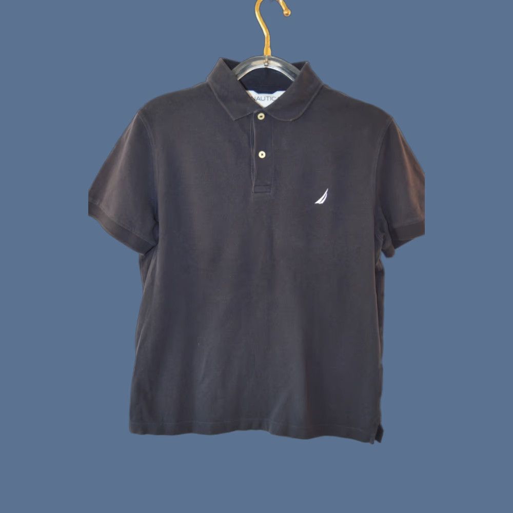 Nautica Nautica Polo Shirt Men's Short Sleeve Slim Fit Cotton SZ L Black Size US L / EU 52-54 / 3 - 1 Thumbnail