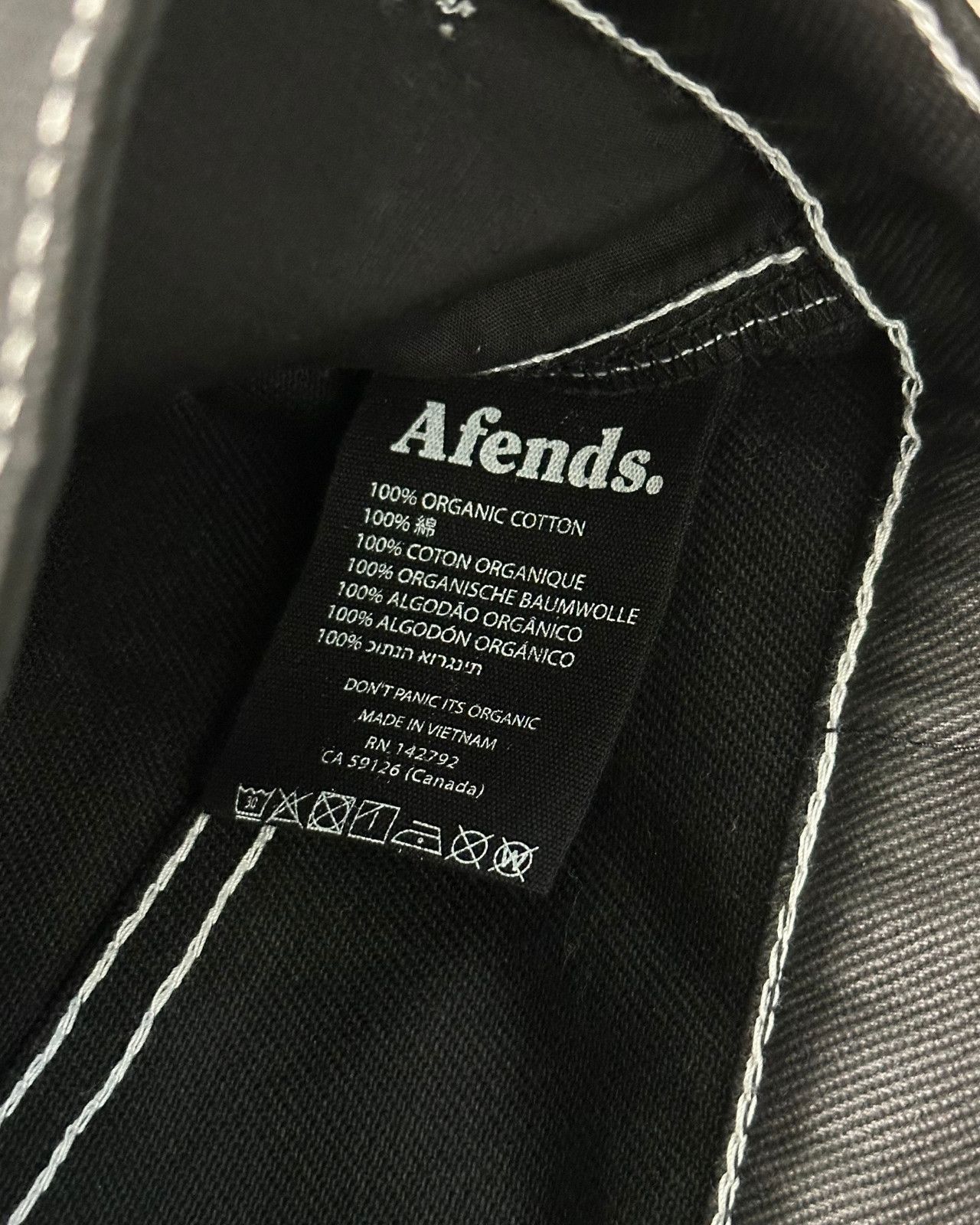 Afends NWT Sample Afends - Louie Coated Organic Black Jeans - 32x28 Size US 32 / EU 48 - 7 Thumbnail